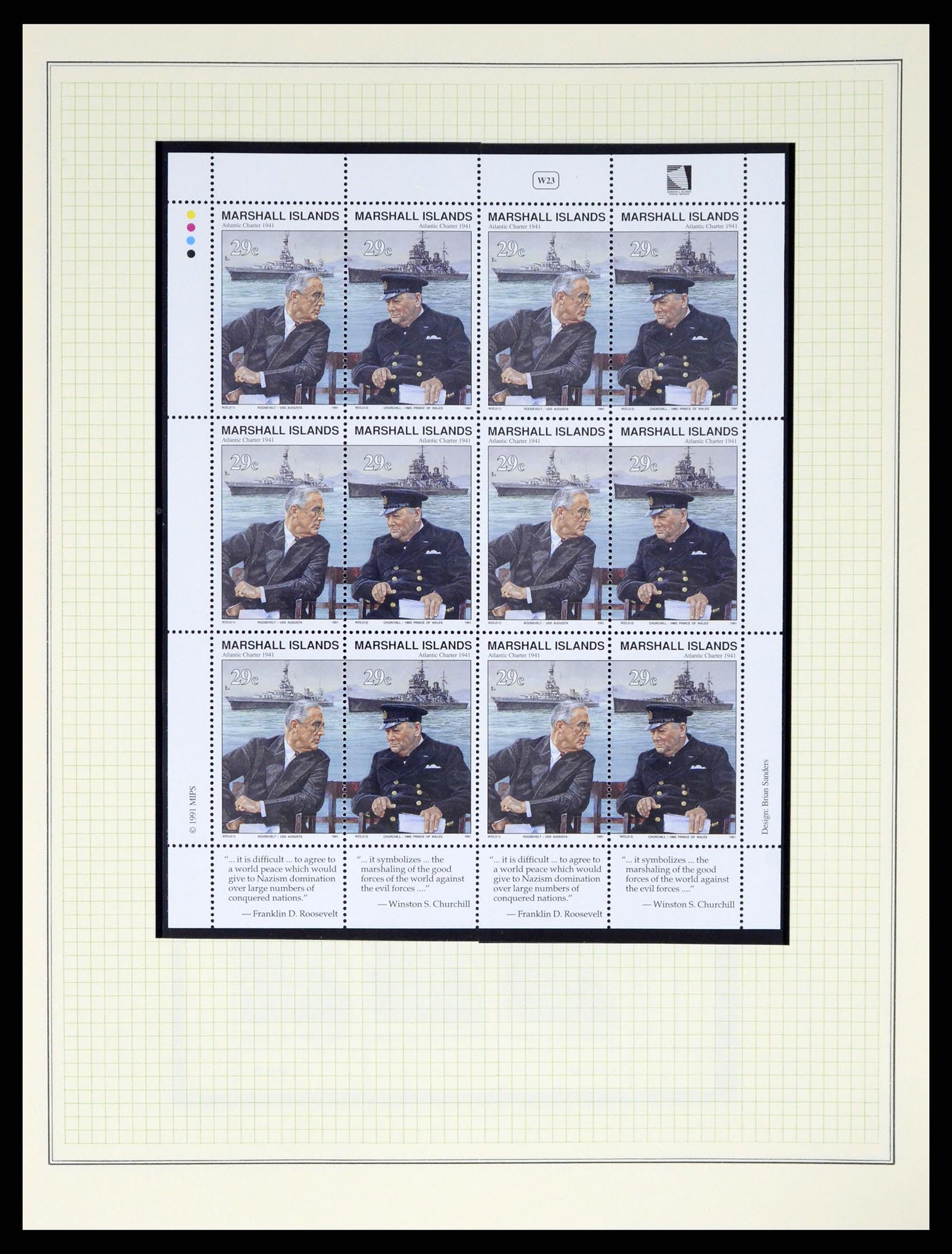 37813 060 - Postzegelverzameling 37813 Marshalleilanden 1984-2005.