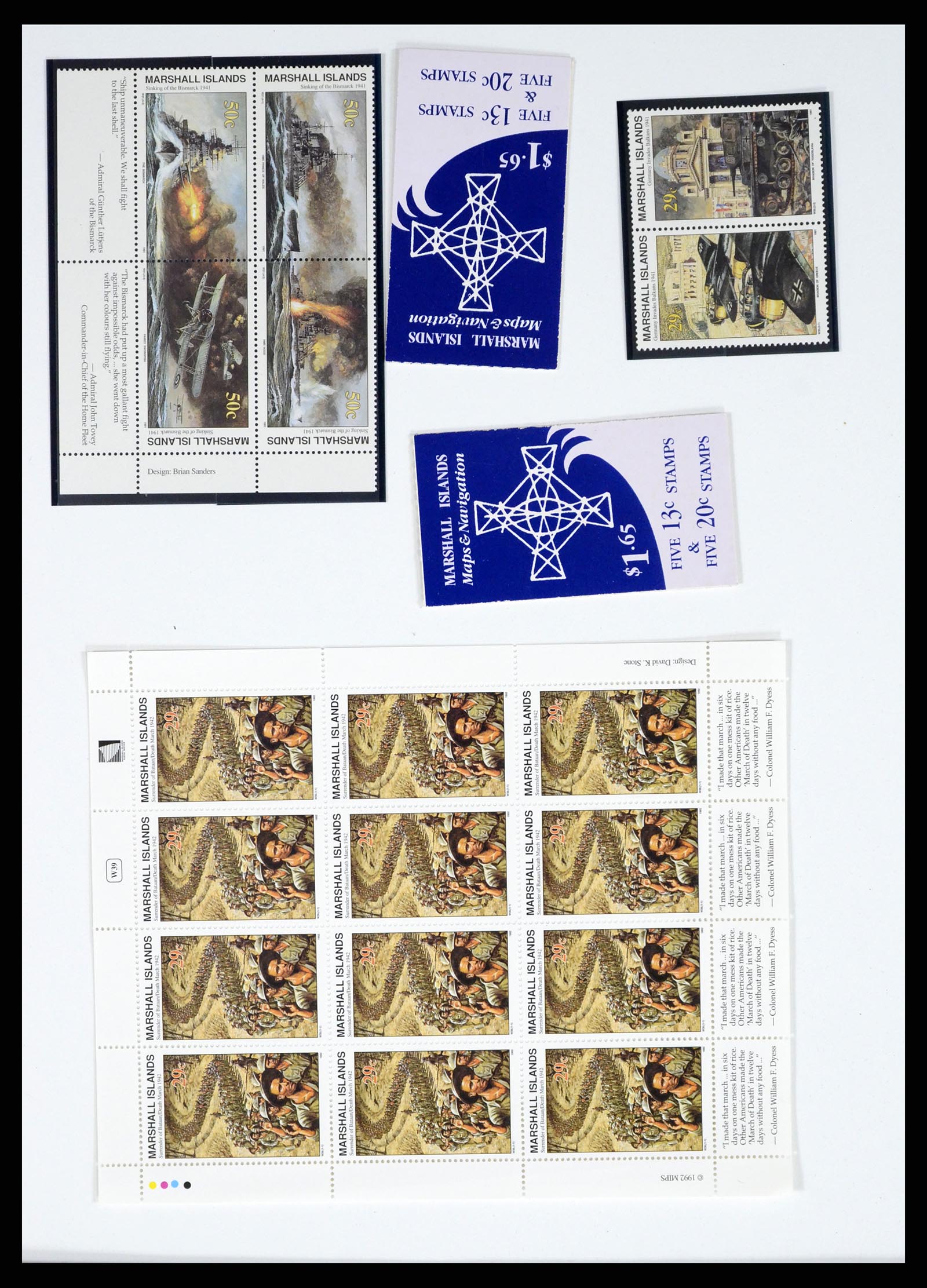 37813 241 - Postzegelverzameling 37813 Marshalleilanden 1984-2005.