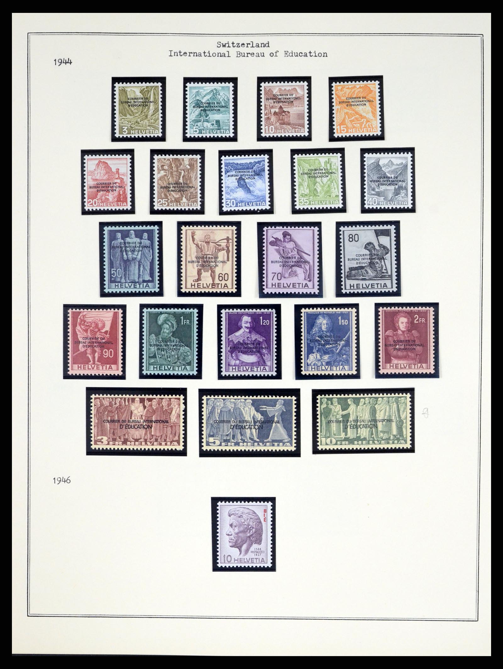 37814 009 - Postzegelverzameling 37814 Zwitserland dienst 1922-1989.