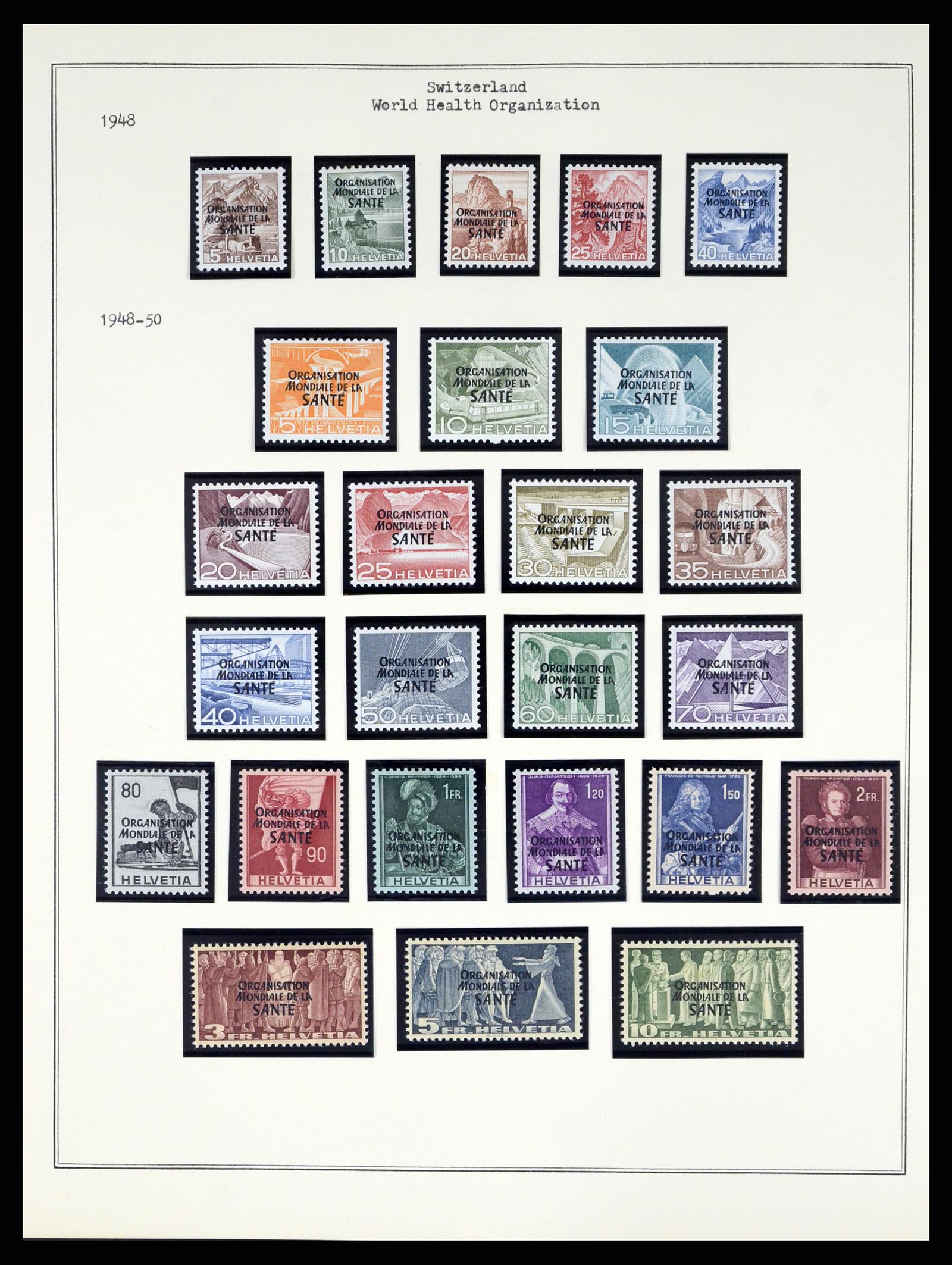 37814 011 - Postzegelverzameling 37814 Zwitserland dienst 1922-1989.
