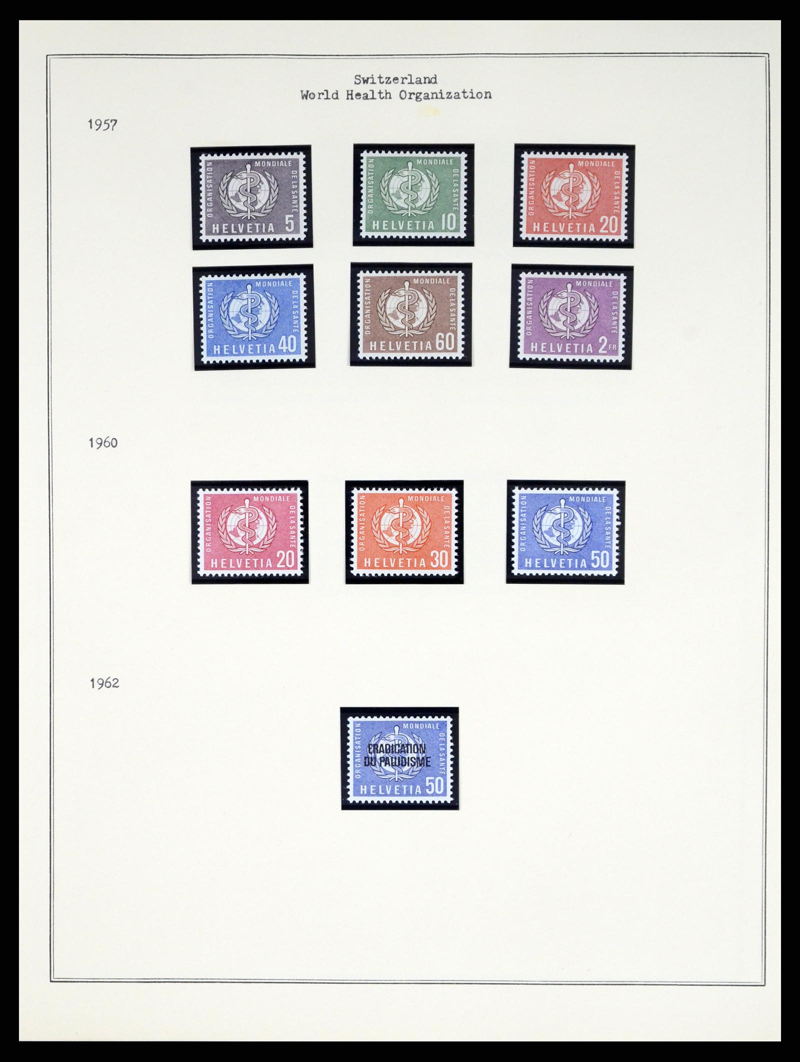 37814 012 - Postzegelverzameling 37814 Zwitserland dienst 1922-1989.