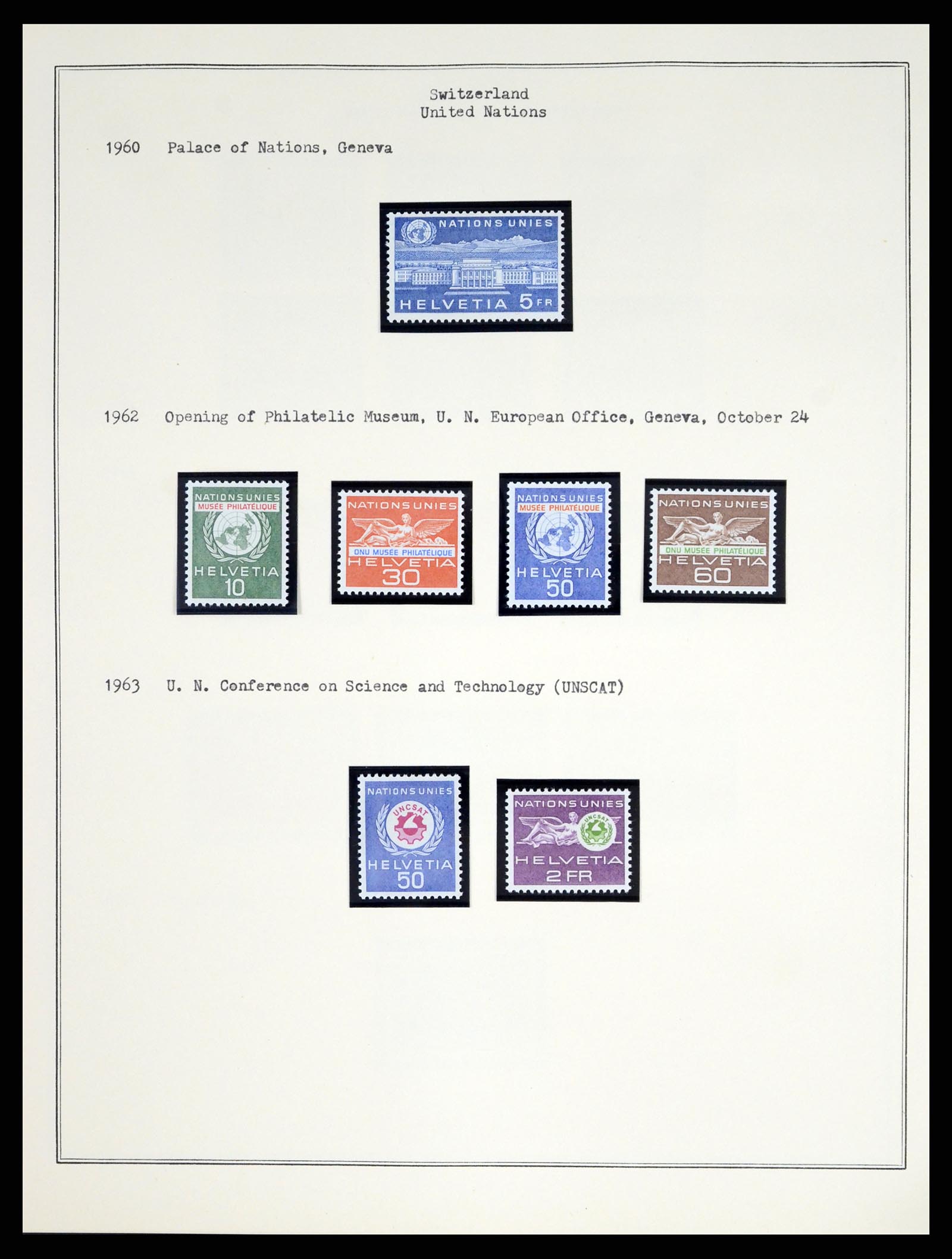 37814 017 - Postzegelverzameling 37814 Zwitserland dienst 1922-1989.