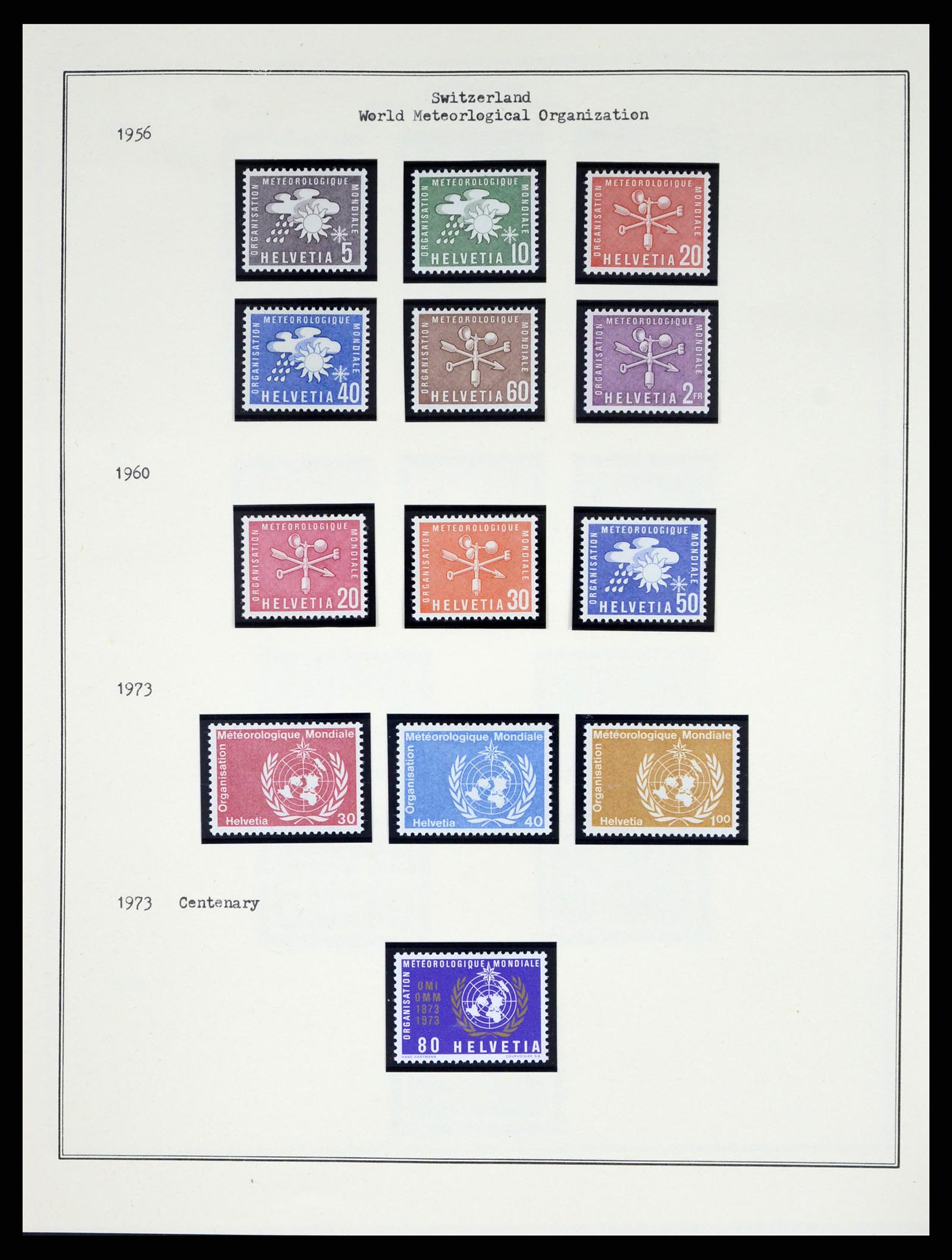 37814 018 - Postzegelverzameling 37814 Zwitserland dienst 1922-1989.