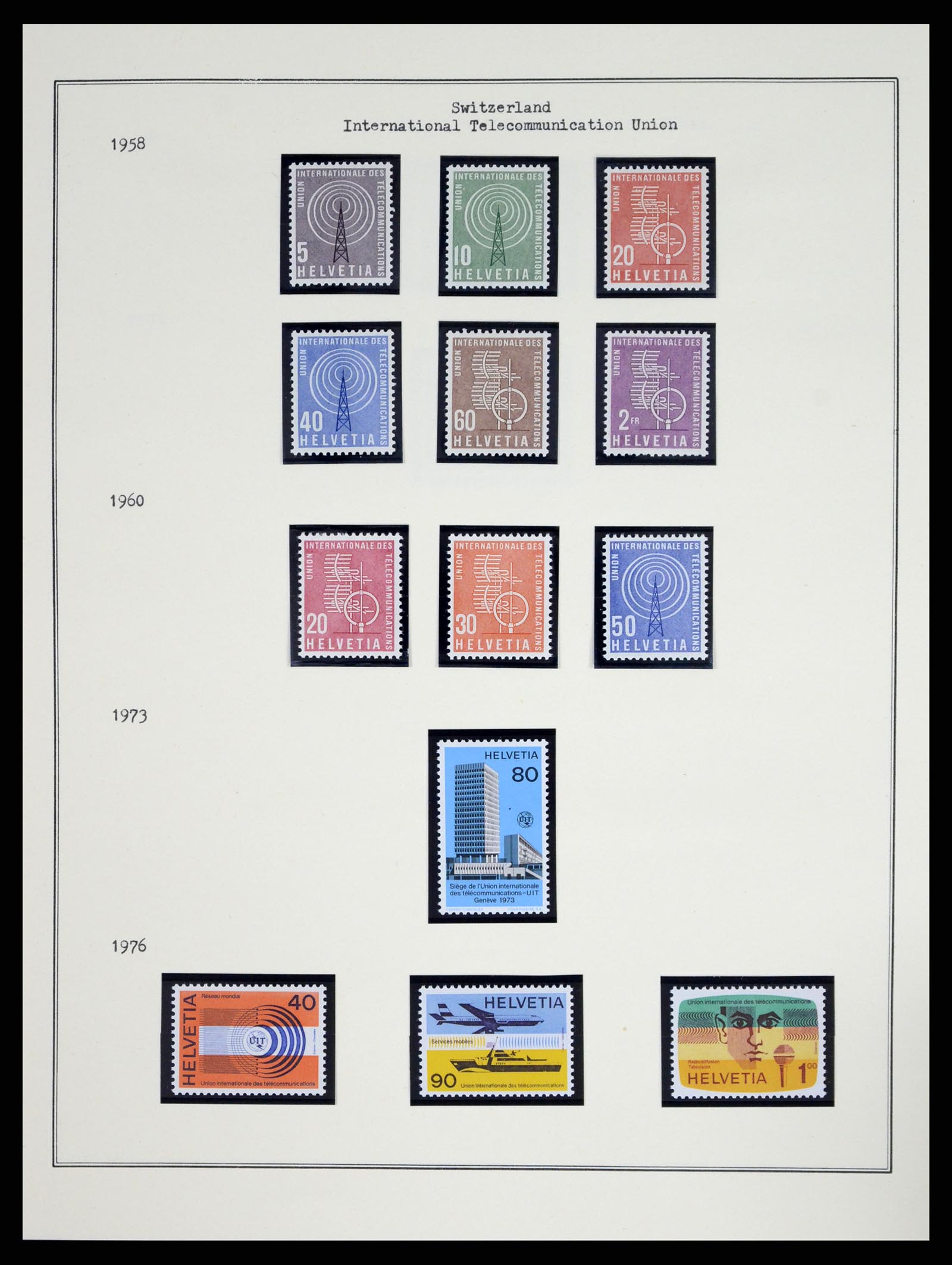37814 021 - Stamp Collection 37814 Switzerland service 1922-1989.