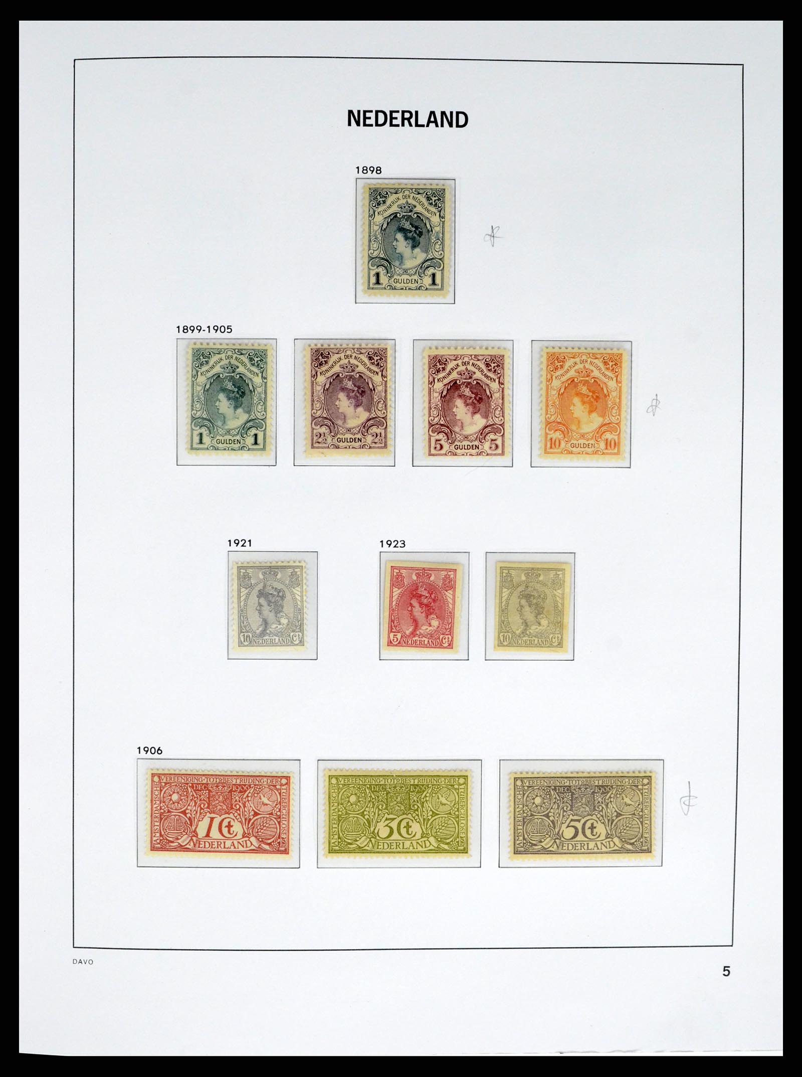 37815 005 - Stamp Collection 37815 Netherlands 1852-2014.