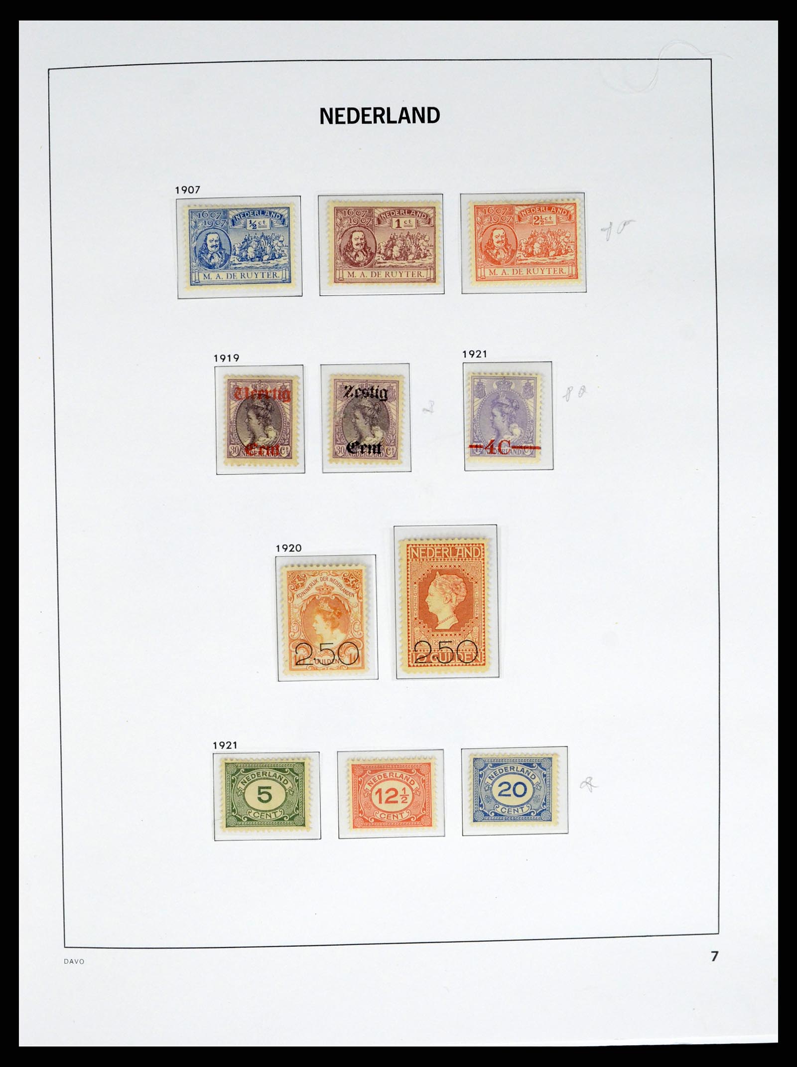37815 007 - Postzegelverzameling 37815 Nederland 1852-2014.