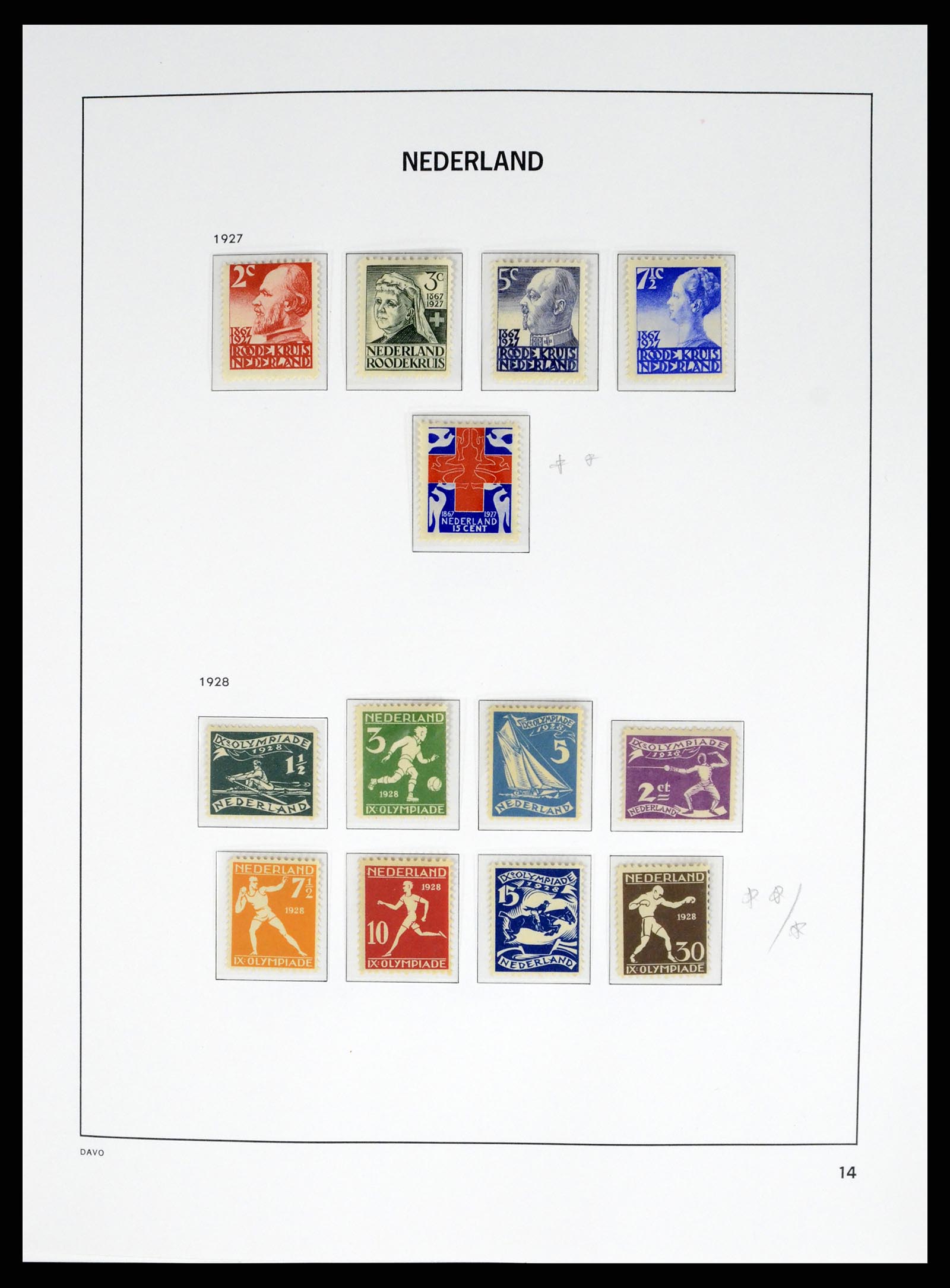 37815 014 - Stamp Collection 37815 Netherlands 1852-2014.