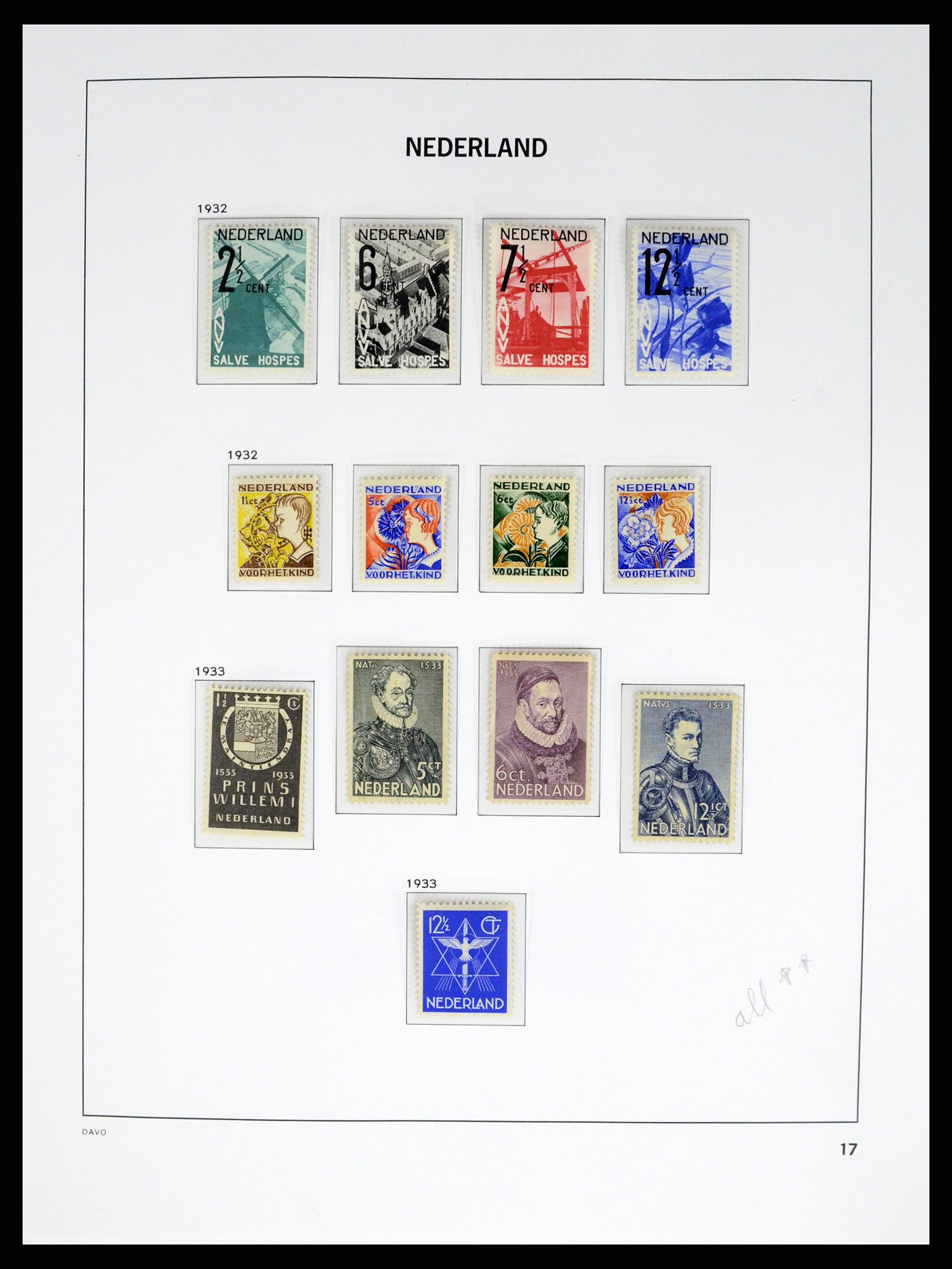 37815 017 - Postzegelverzameling 37815 Nederland 1852-2014.