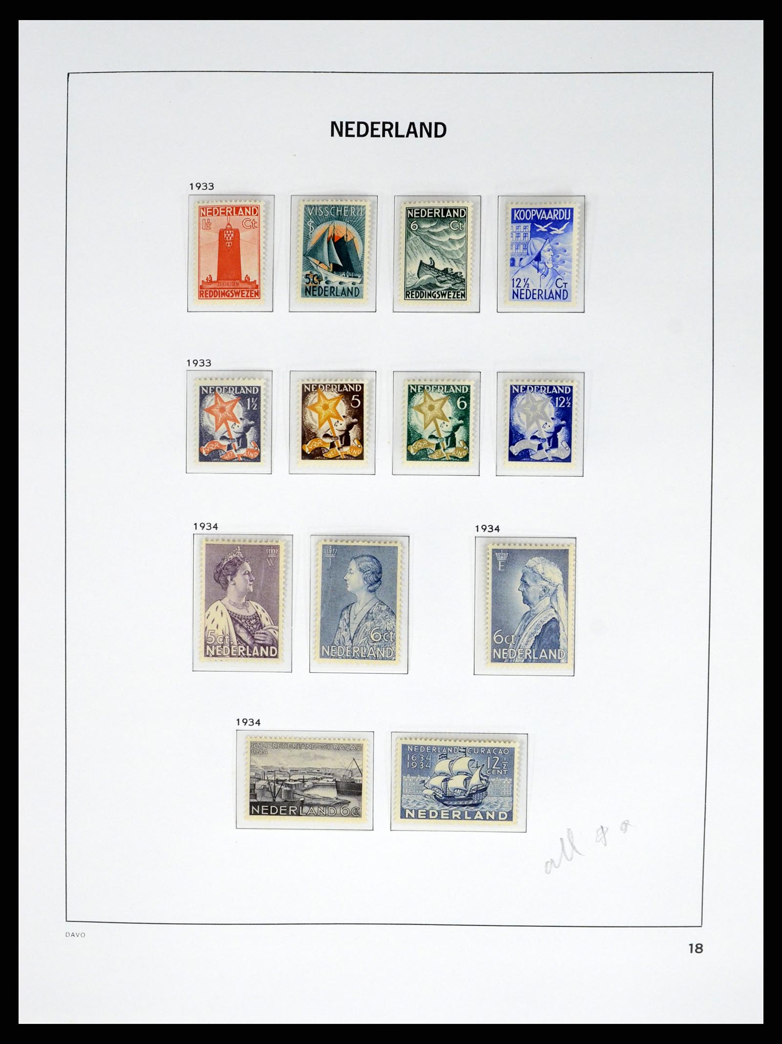 37815 018 - Stamp Collection 37815 Netherlands 1852-2014.