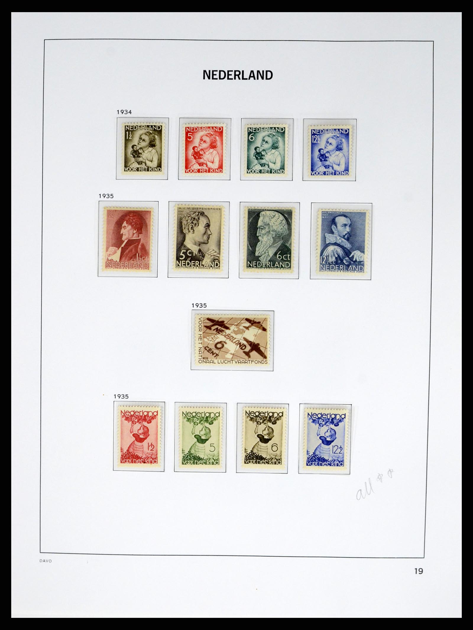 37815 019 - Stamp Collection 37815 Netherlands 1852-2014.