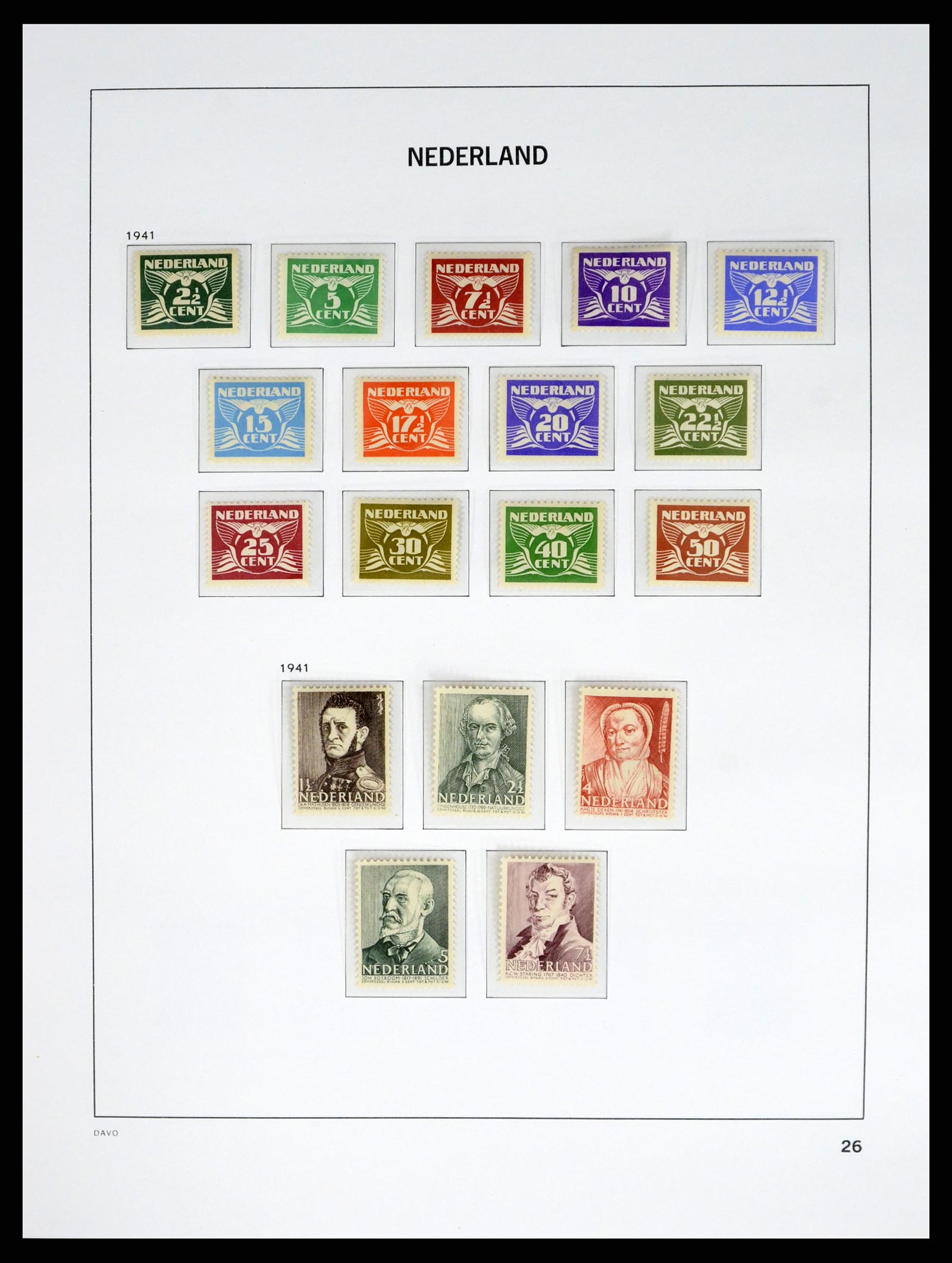 37815 026 - Postzegelverzameling 37815 Nederland 1852-2014.