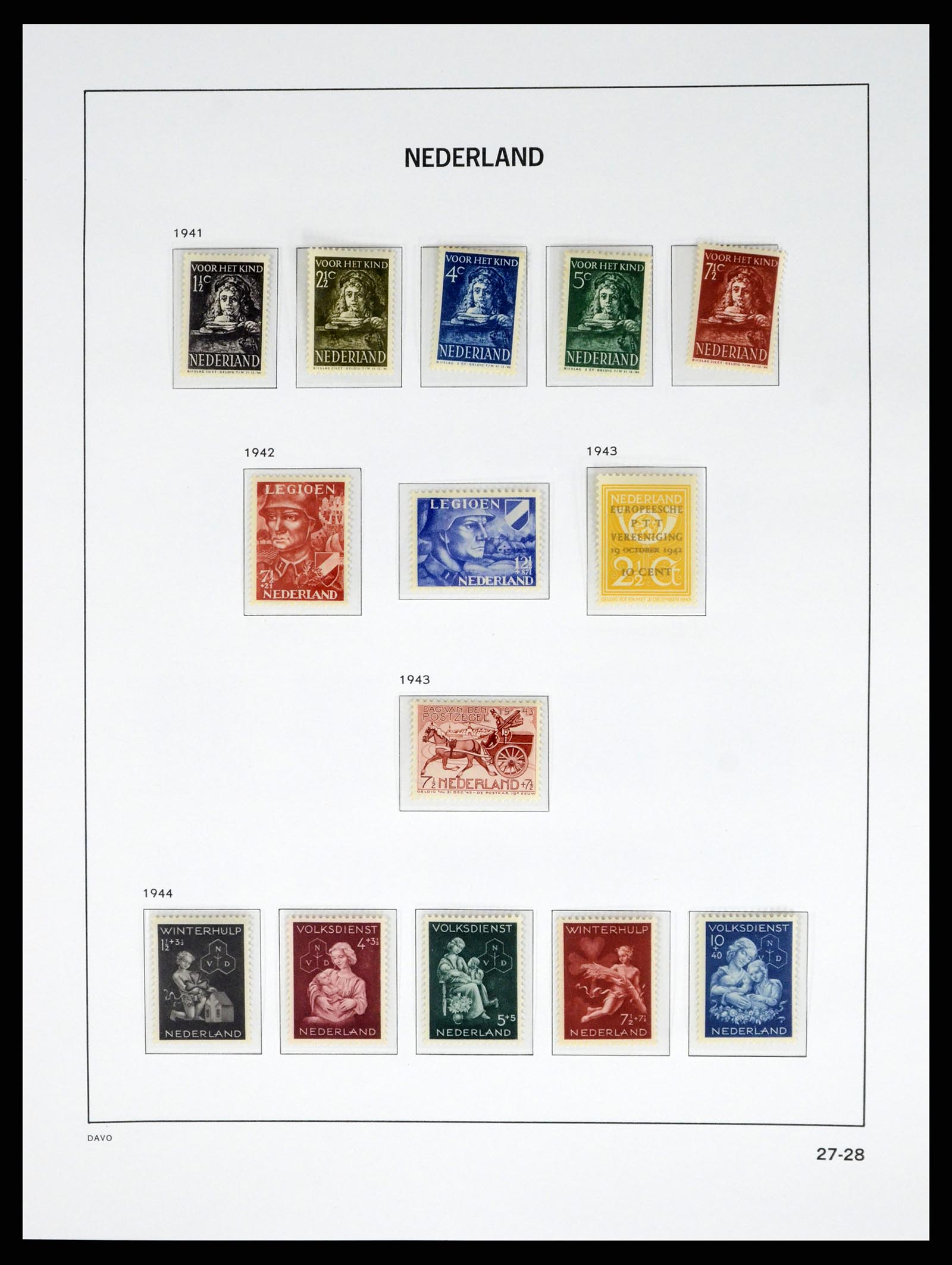 37815 027 - Postzegelverzameling 37815 Nederland 1852-2014.