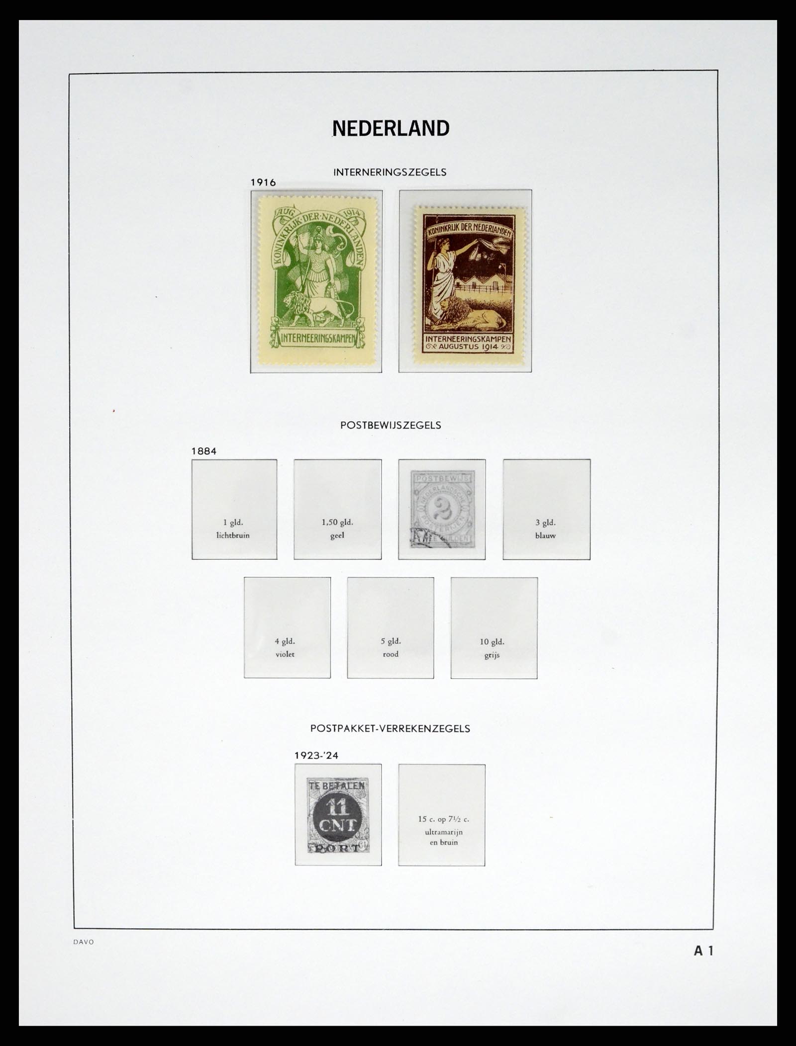 37815 033 - Postzegelverzameling 37815 Nederland 1852-2014.