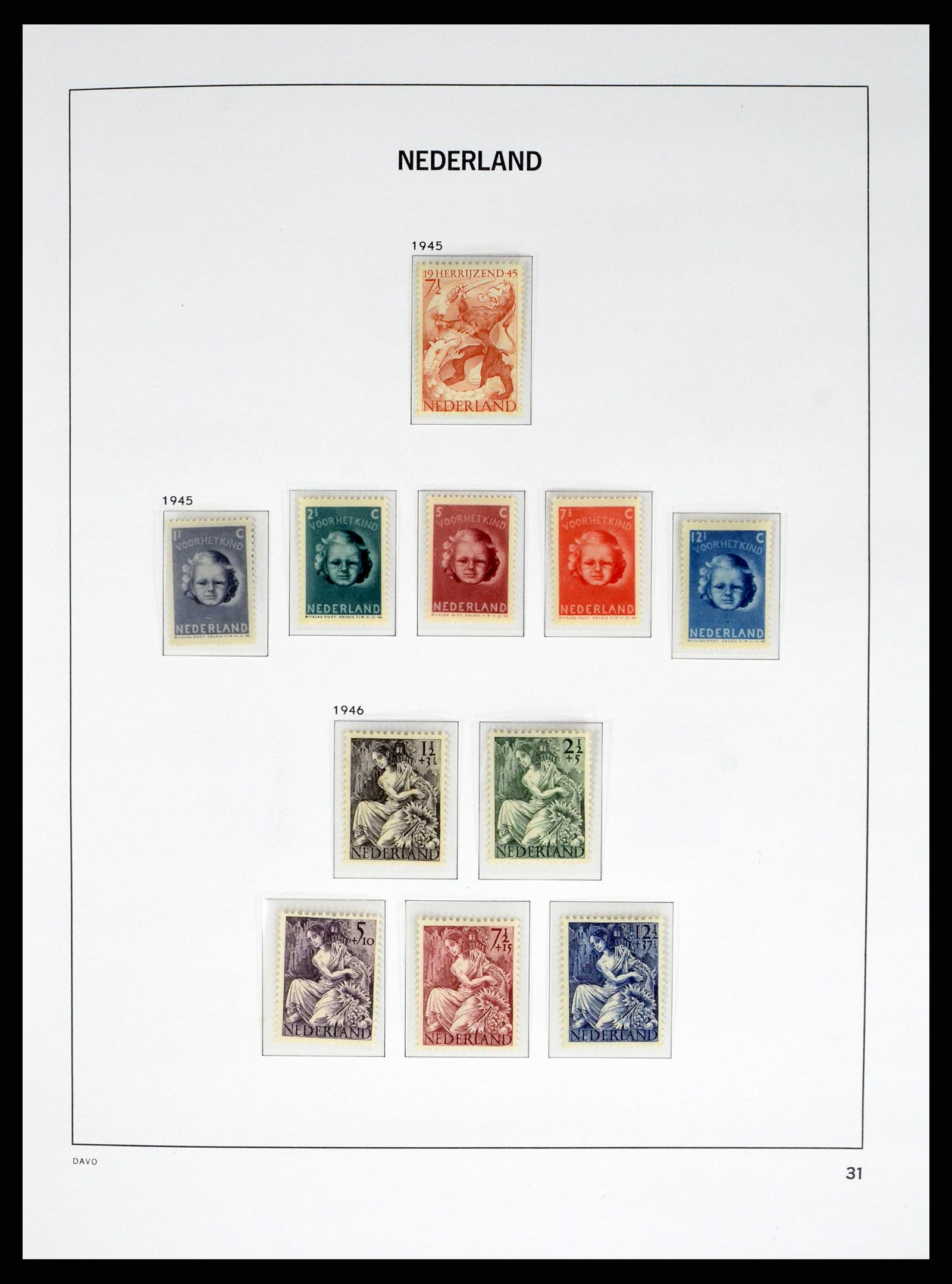37815 041 - Postzegelverzameling 37815 Nederland 1852-2014.