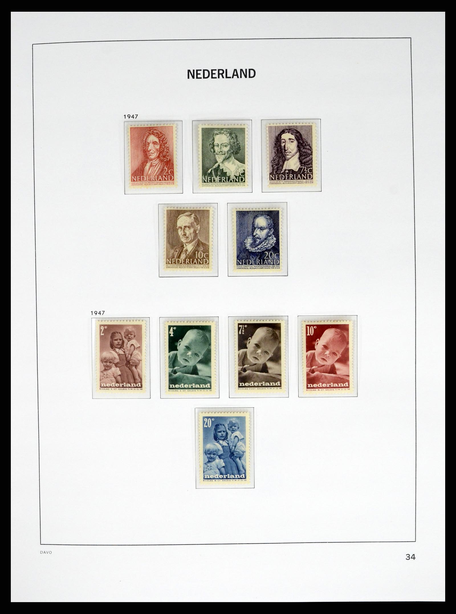 37815 044 - Postzegelverzameling 37815 Nederland 1852-2014.