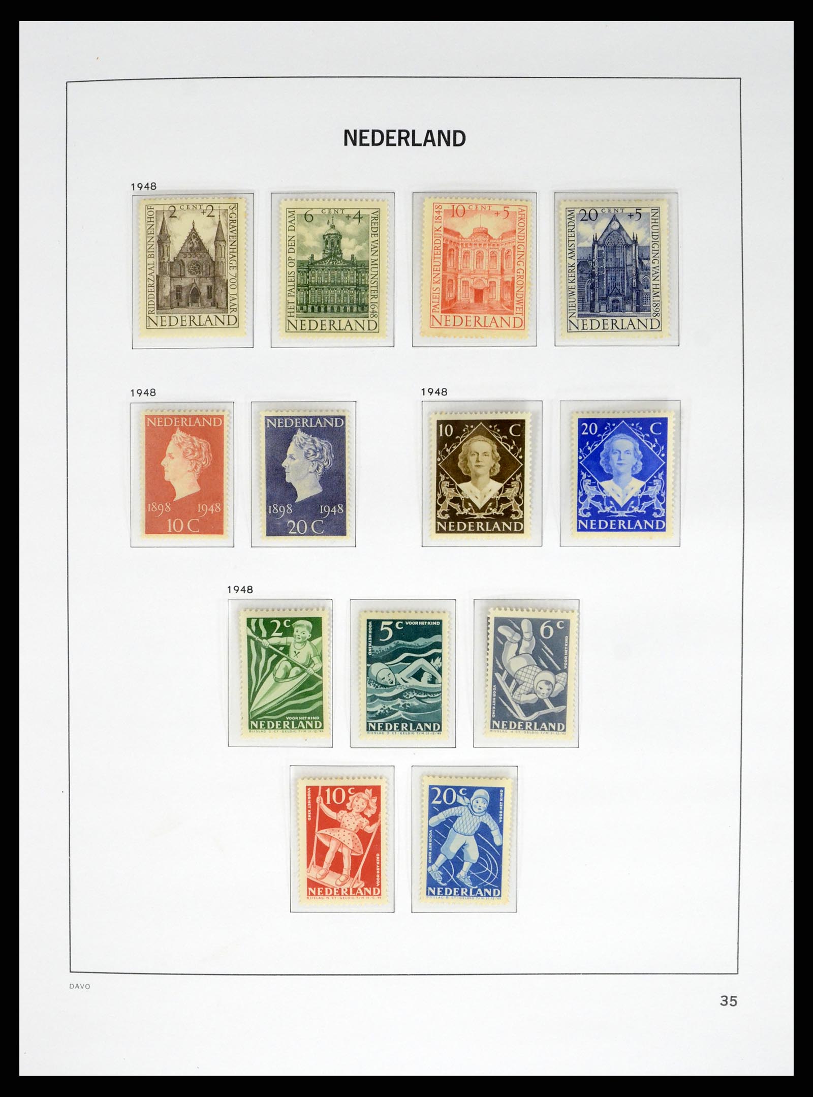 37815 045 - Postzegelverzameling 37815 Nederland 1852-2014.