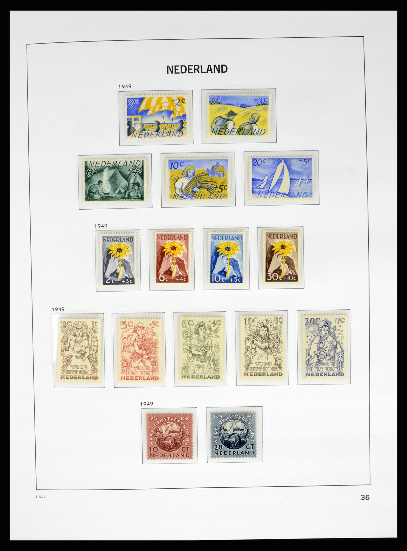 37815 046 - Postzegelverzameling 37815 Nederland 1852-2014.