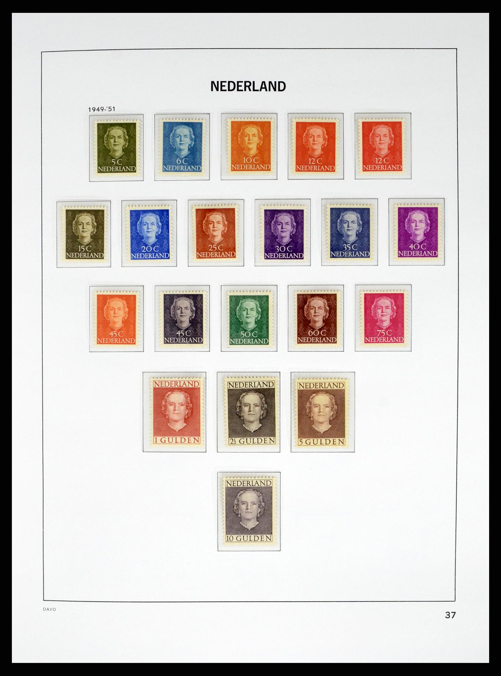 37815 047 - Postzegelverzameling 37815 Nederland 1852-2014.