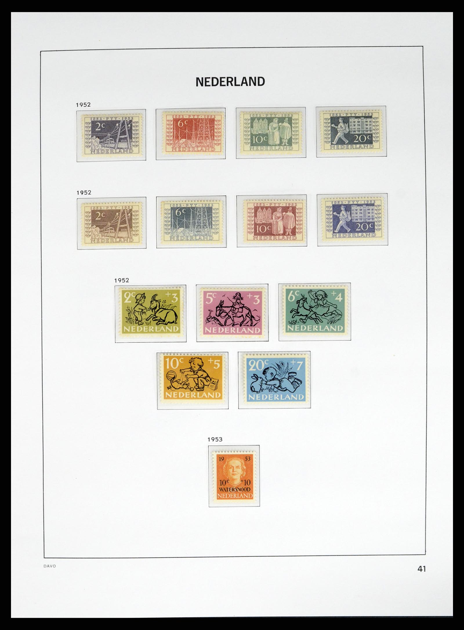 37815 051 - Postzegelverzameling 37815 Nederland 1852-2014.