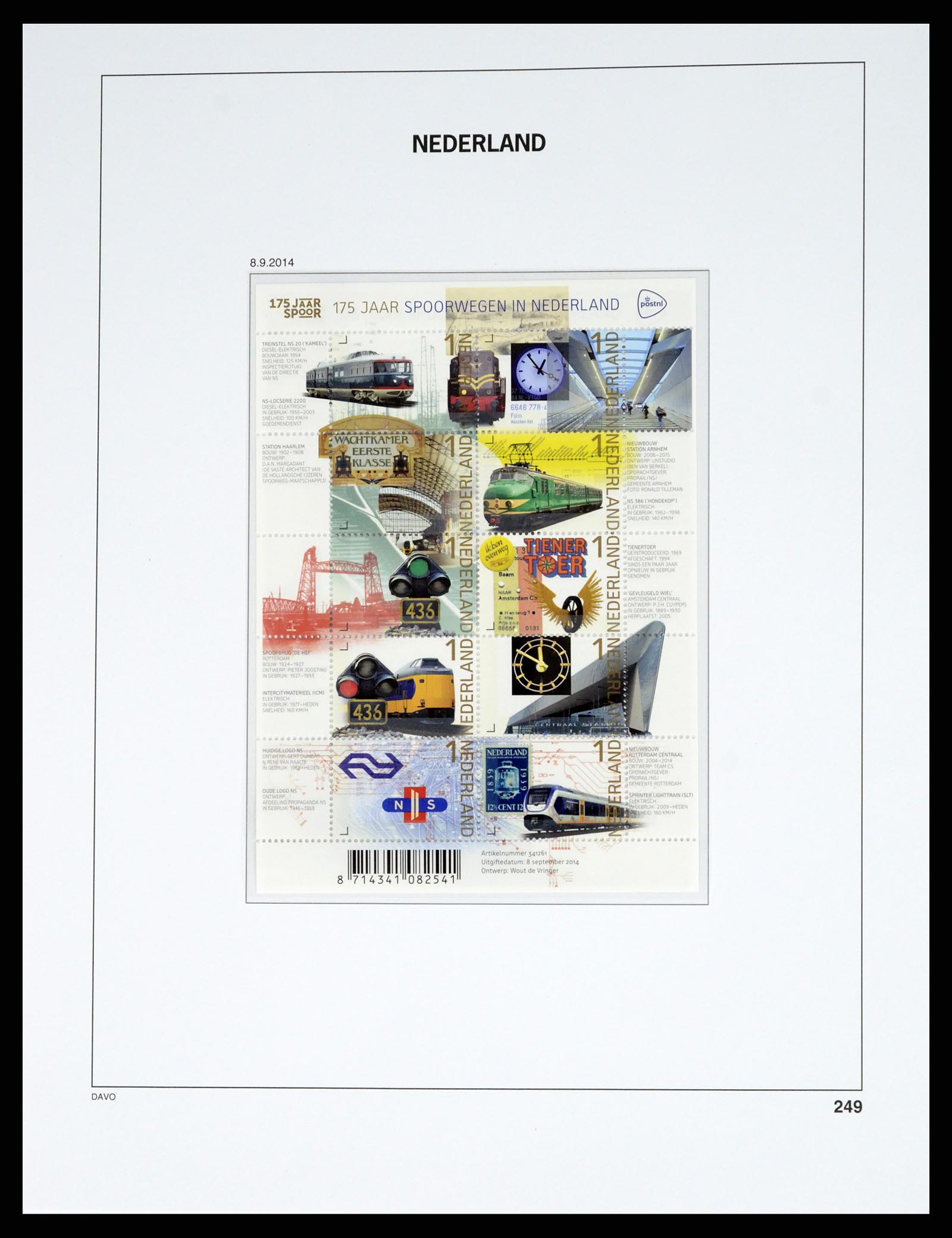 37815 367 - Postzegelverzameling 37815 Nederland 1852-2014.