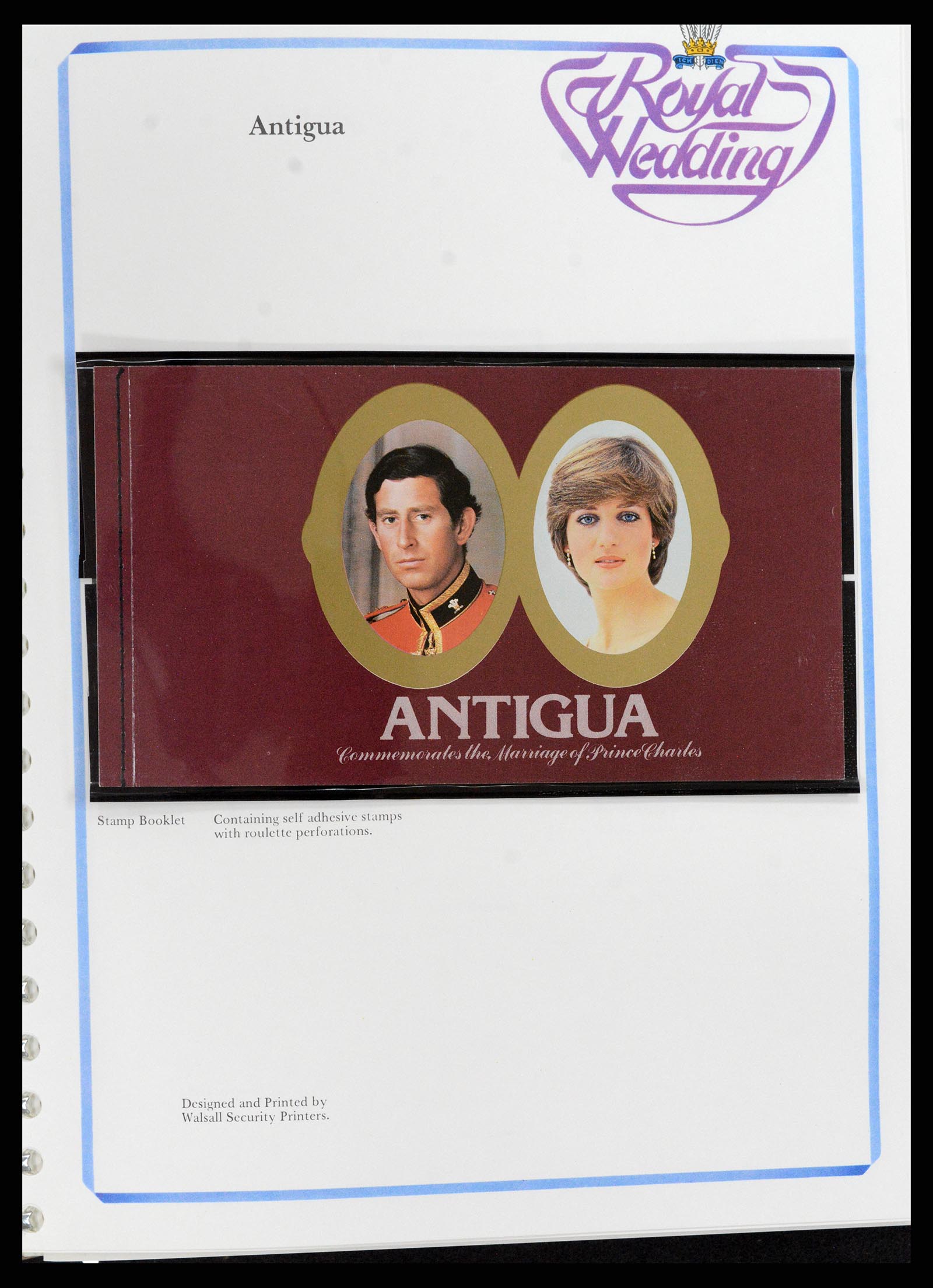 37818 011 - Postzegelverzameling 37818 Royal Wedding 1981.