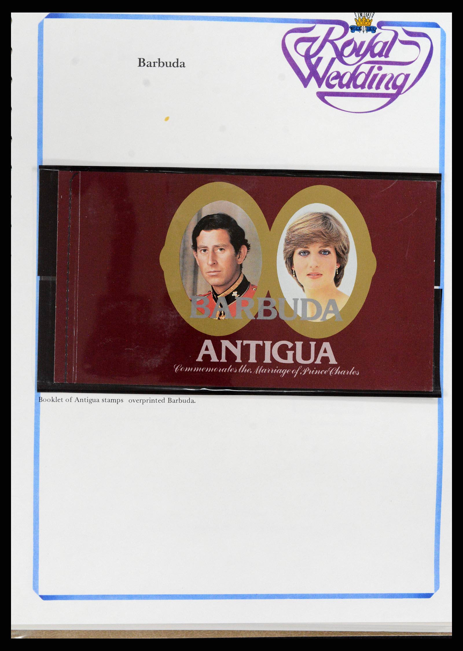 37818 021 - Stamp Collection 37818 Royal Wedding 1981.