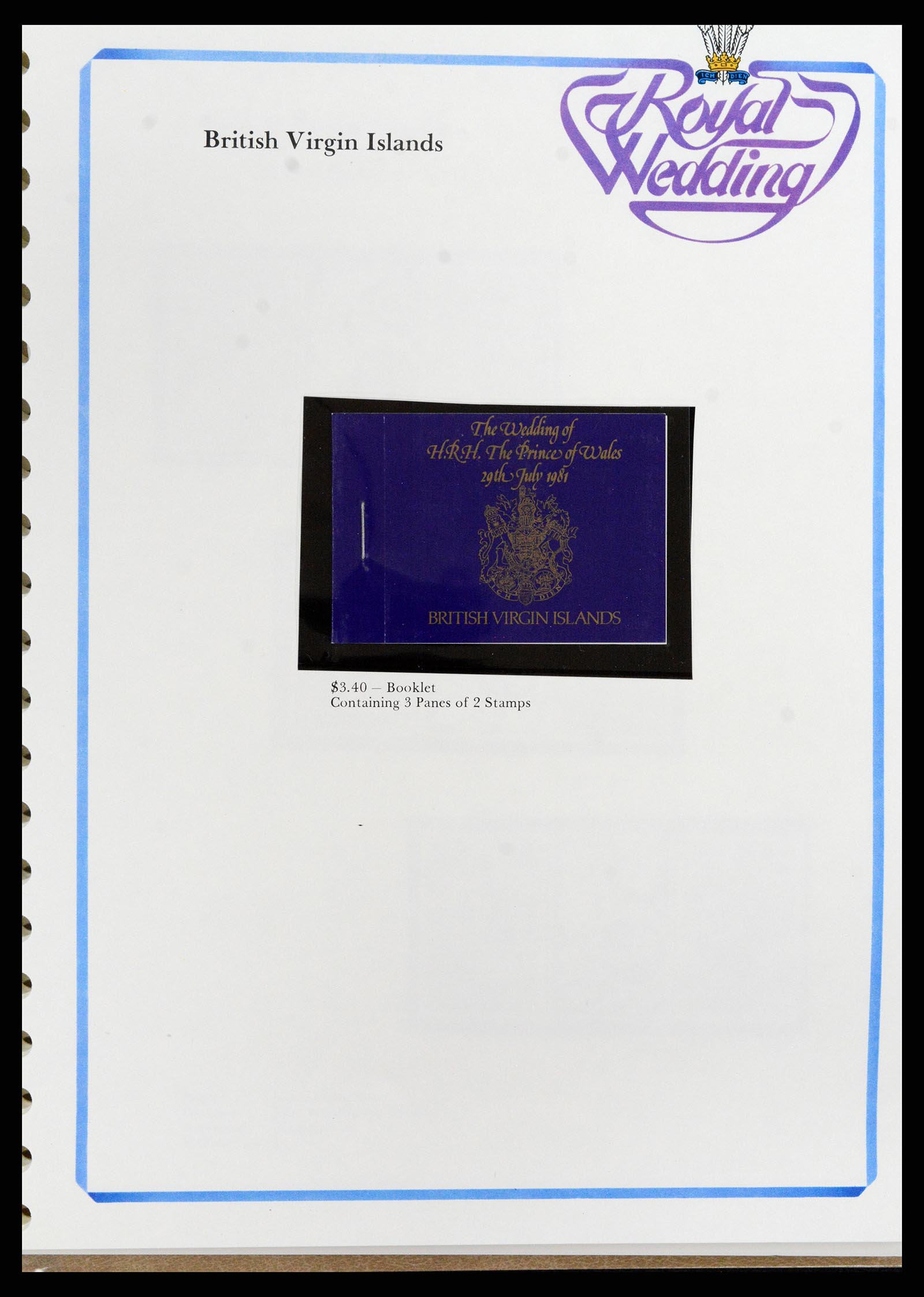 37818 035 - Stamp Collection 37818 Royal Wedding 1981.