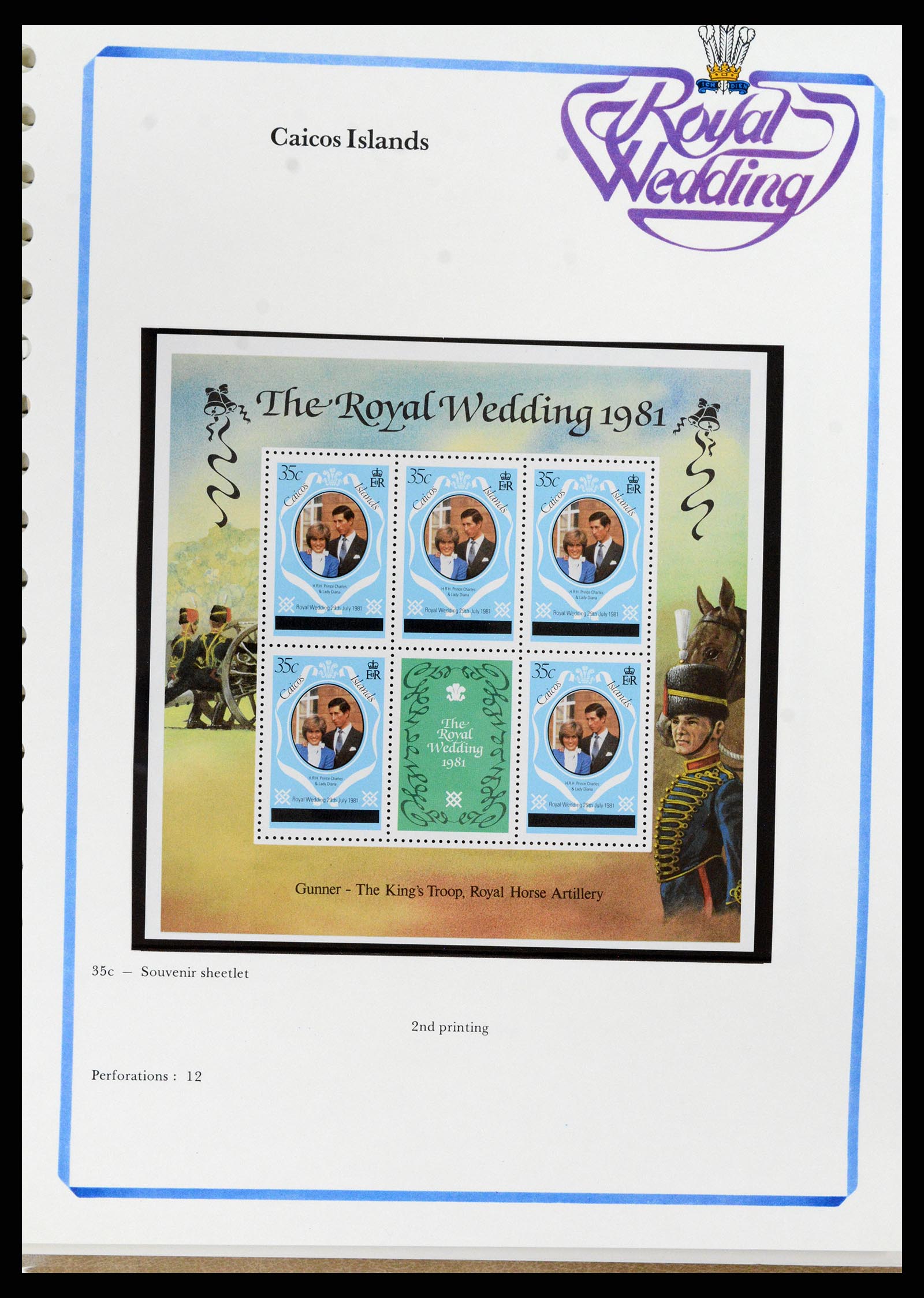 37818 039 - Stamp Collection 37818 Royal Wedding 1981.