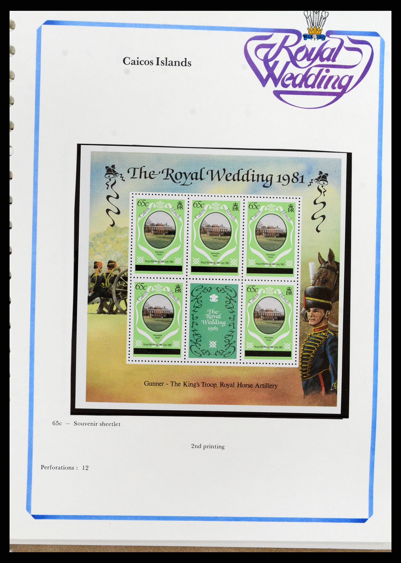 37818 040 - Stamp Collection 37818 Royal Wedding 1981.