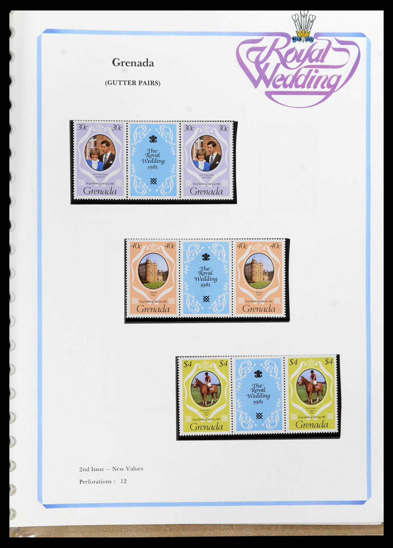 37818 067 - Stamp Collection 37818 Royal Wedding 1981.