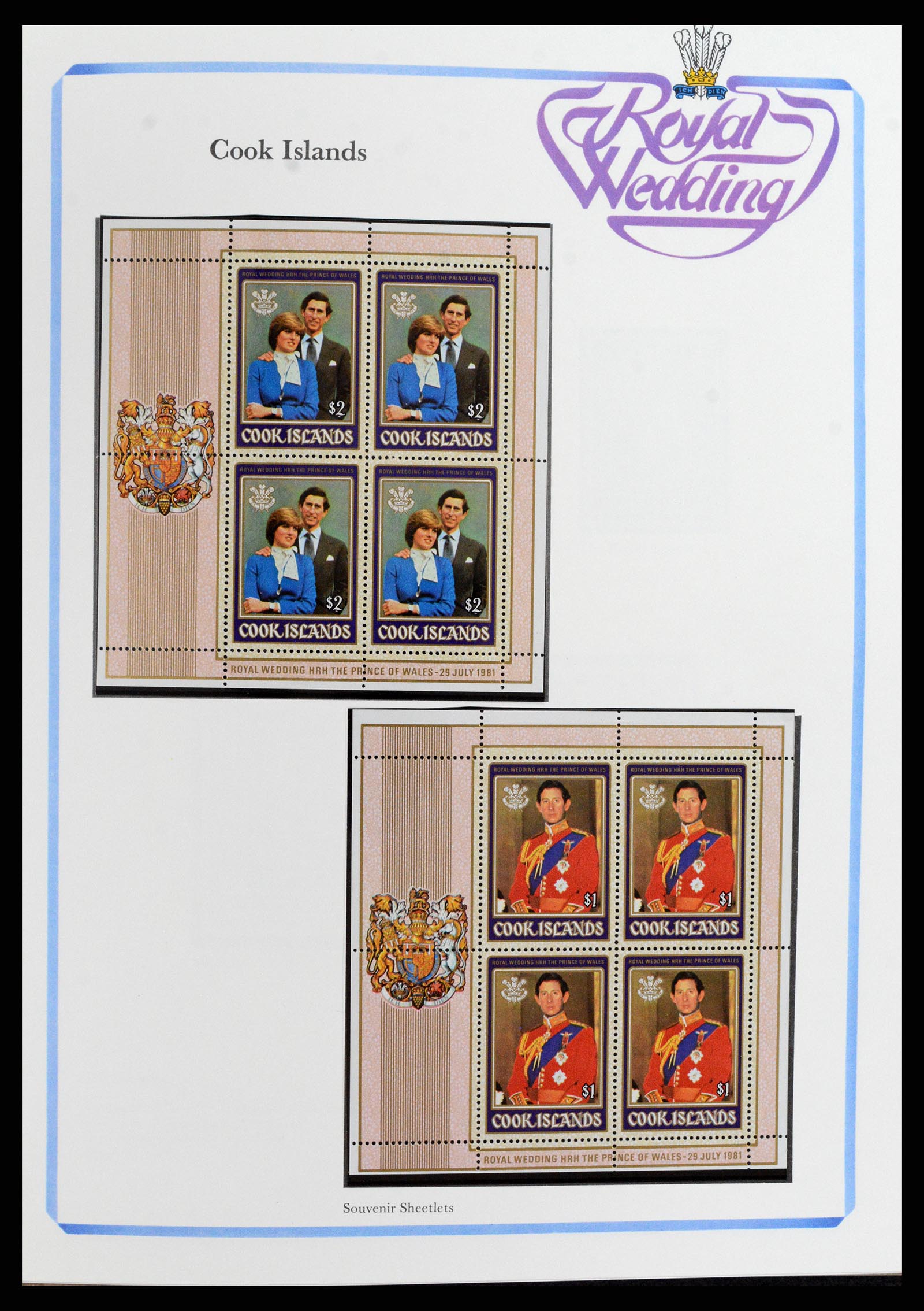 37818 096 - Stamp Collection 37818 Royal Wedding 1981.