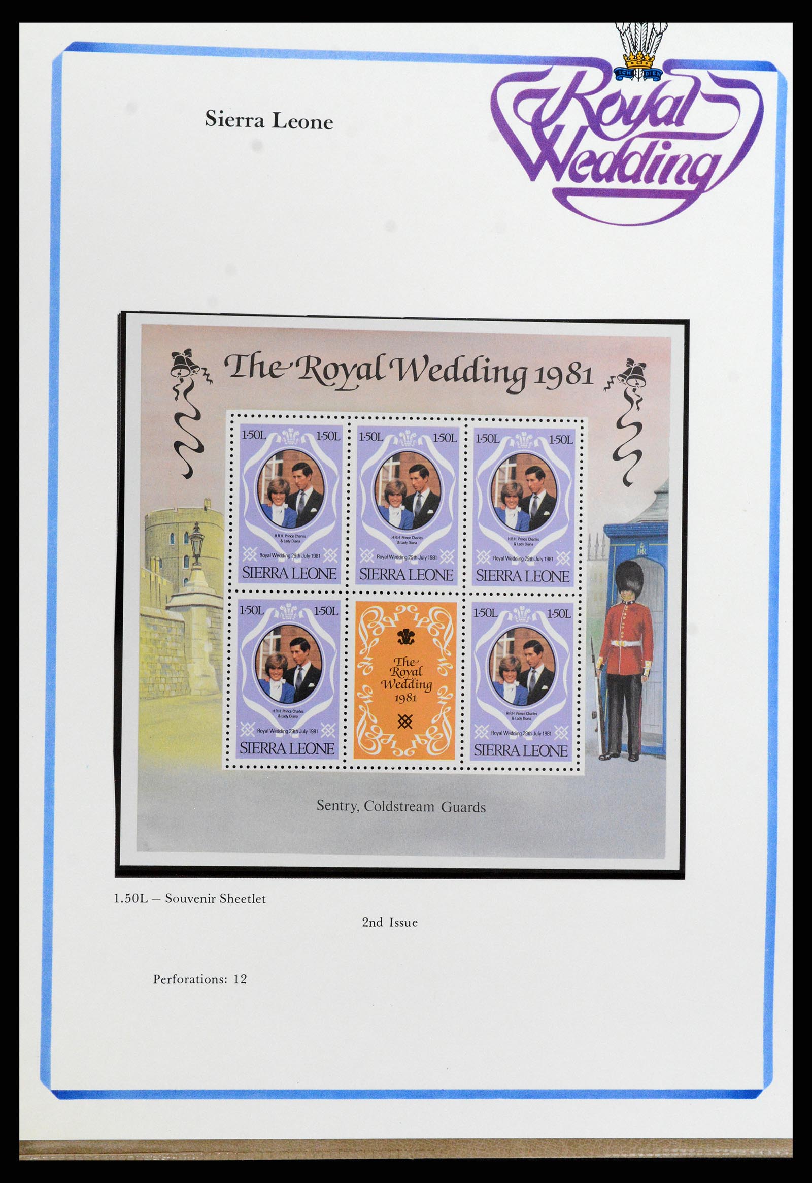 37818 308 - Stamp Collection 37818 Royal Wedding 1981.