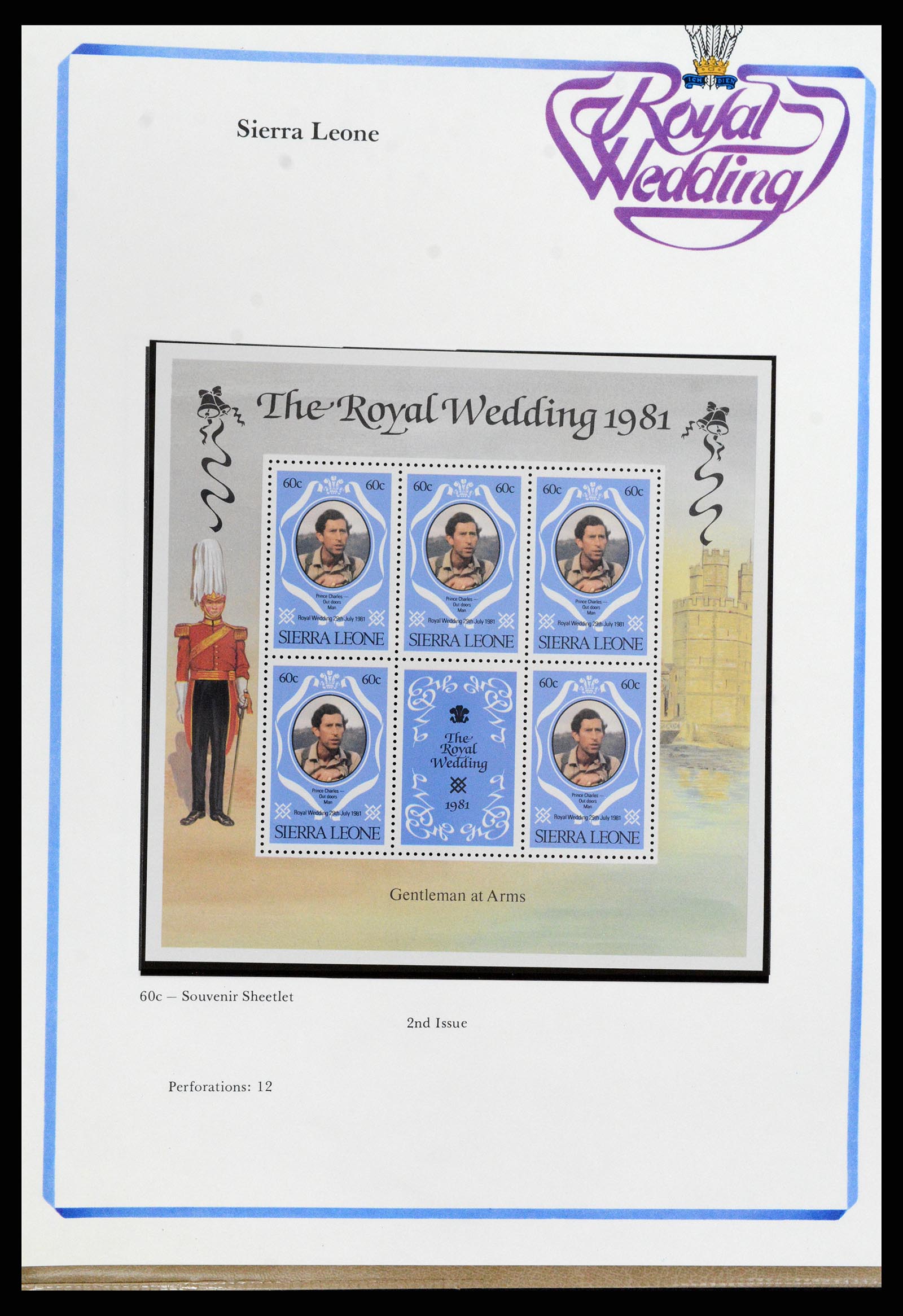 37818 309 - Stamp Collection 37818 Royal Wedding 1981.