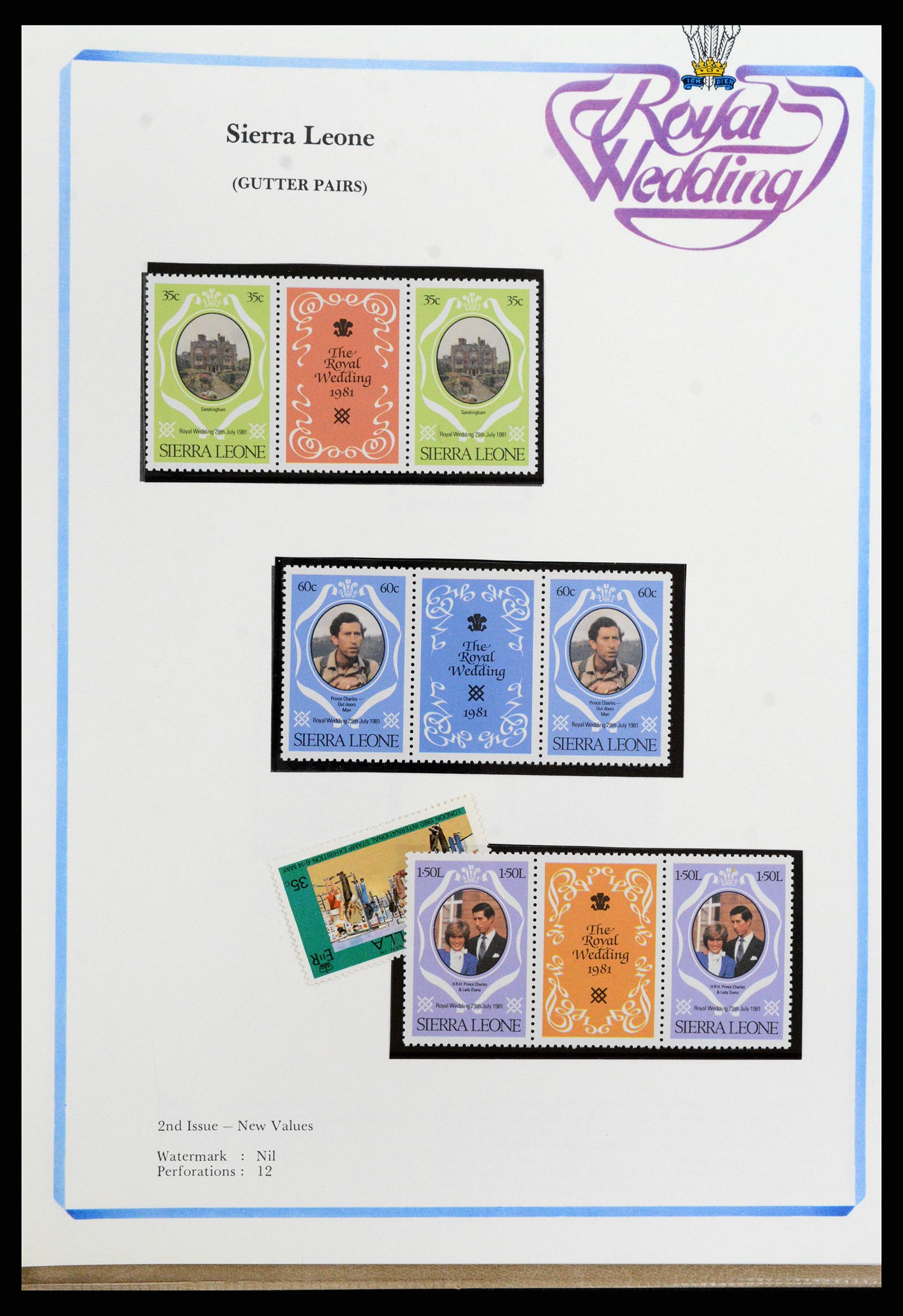 37818 314 - Stamp Collection 37818 Royal Wedding 1981.