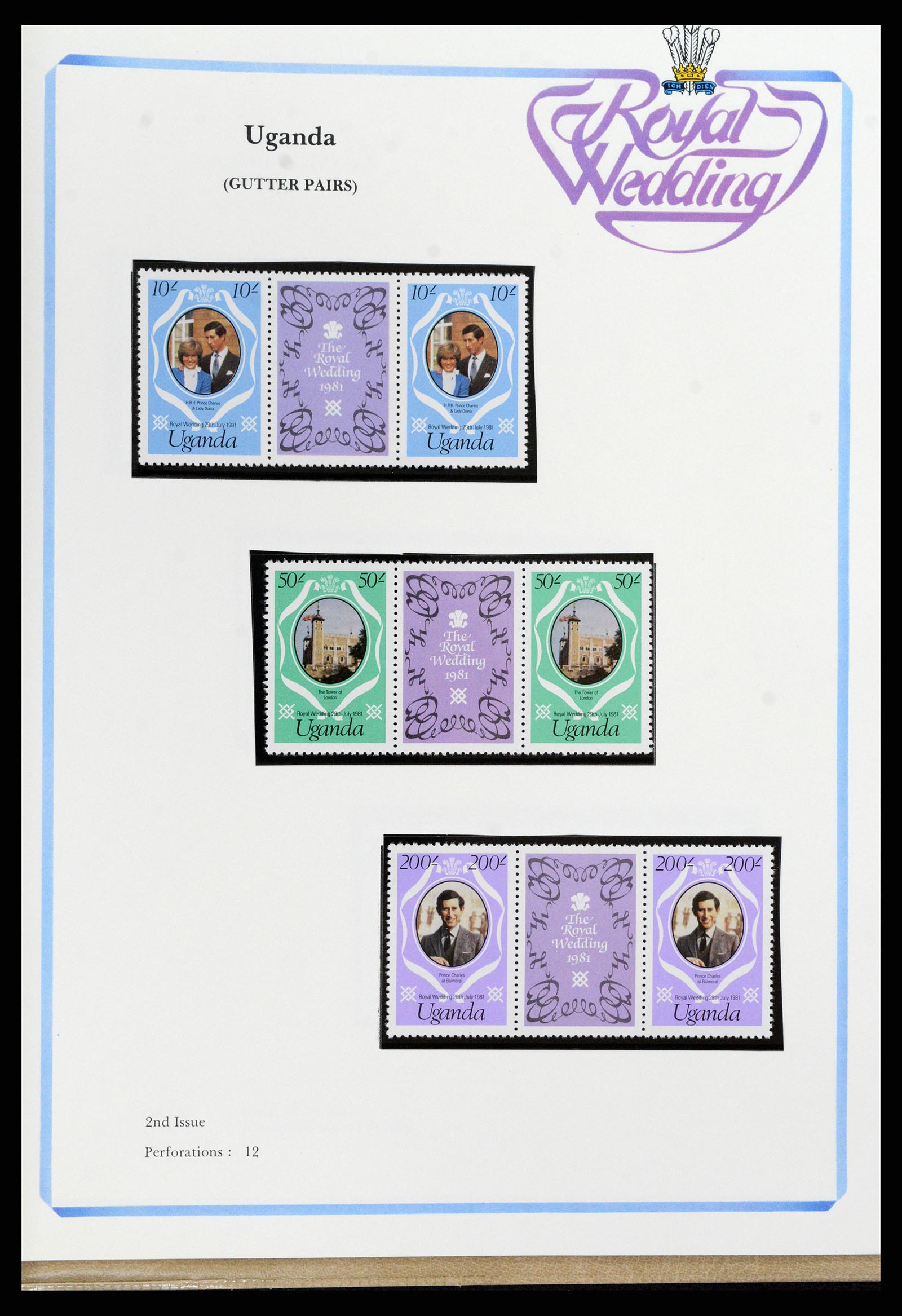 37818 326 - Postzegelverzameling 37818 Royal Wedding 1981.