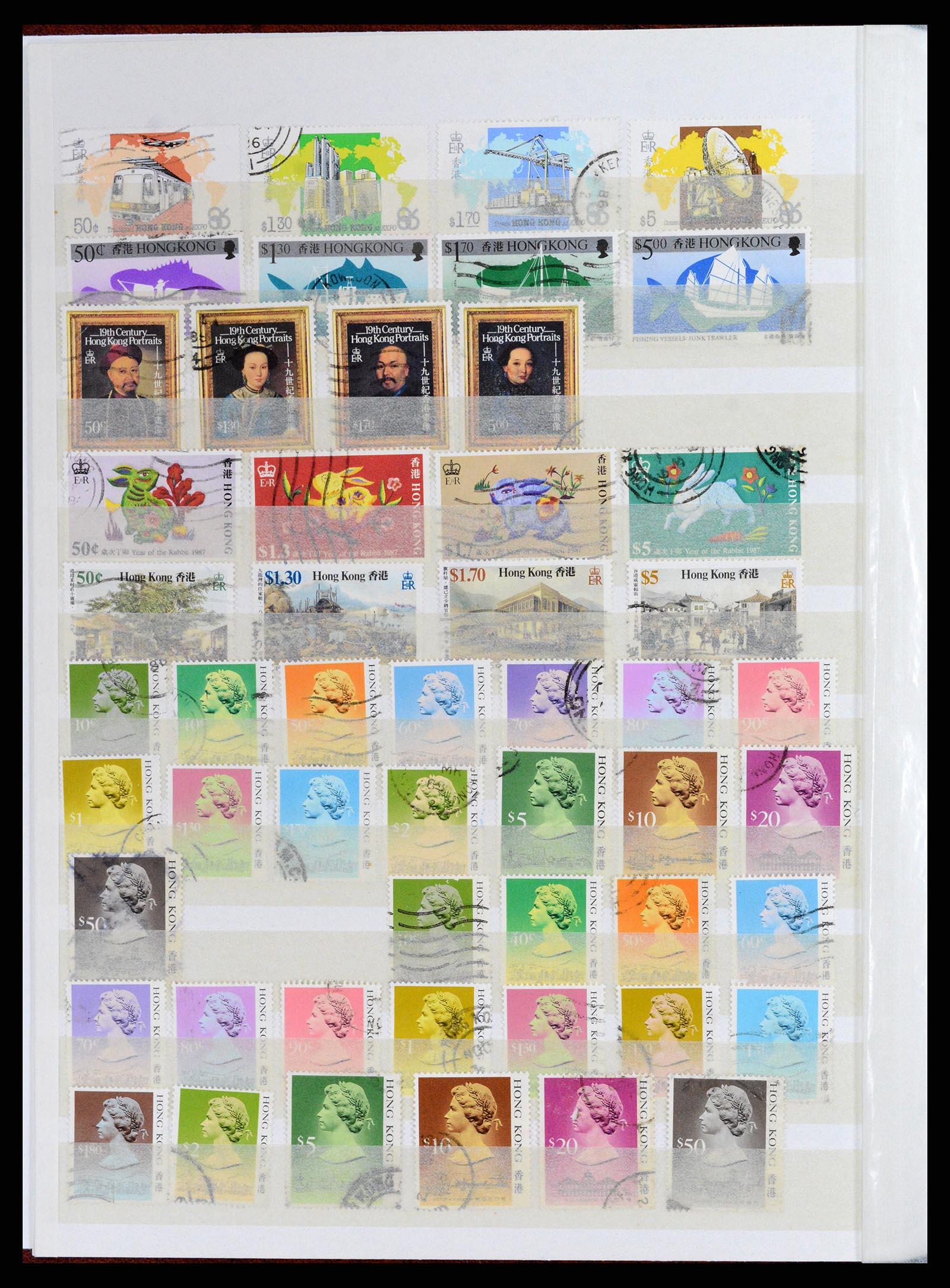 37819 002 - Postzegelverzameling 37819 Hongkong 1984-2014.