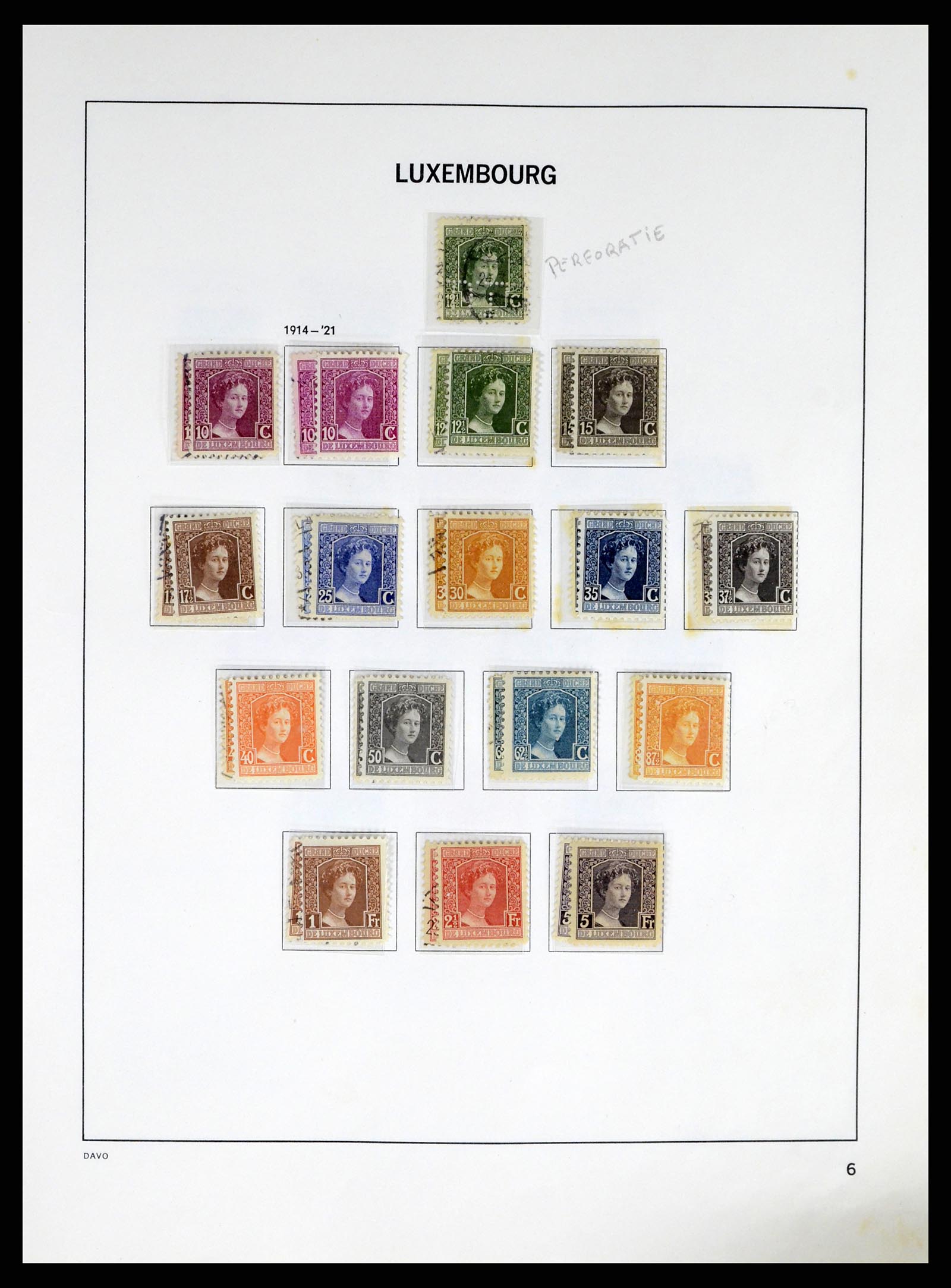 37820 006 - Stamp Collection 37820 Luxembourg 1852-2021!