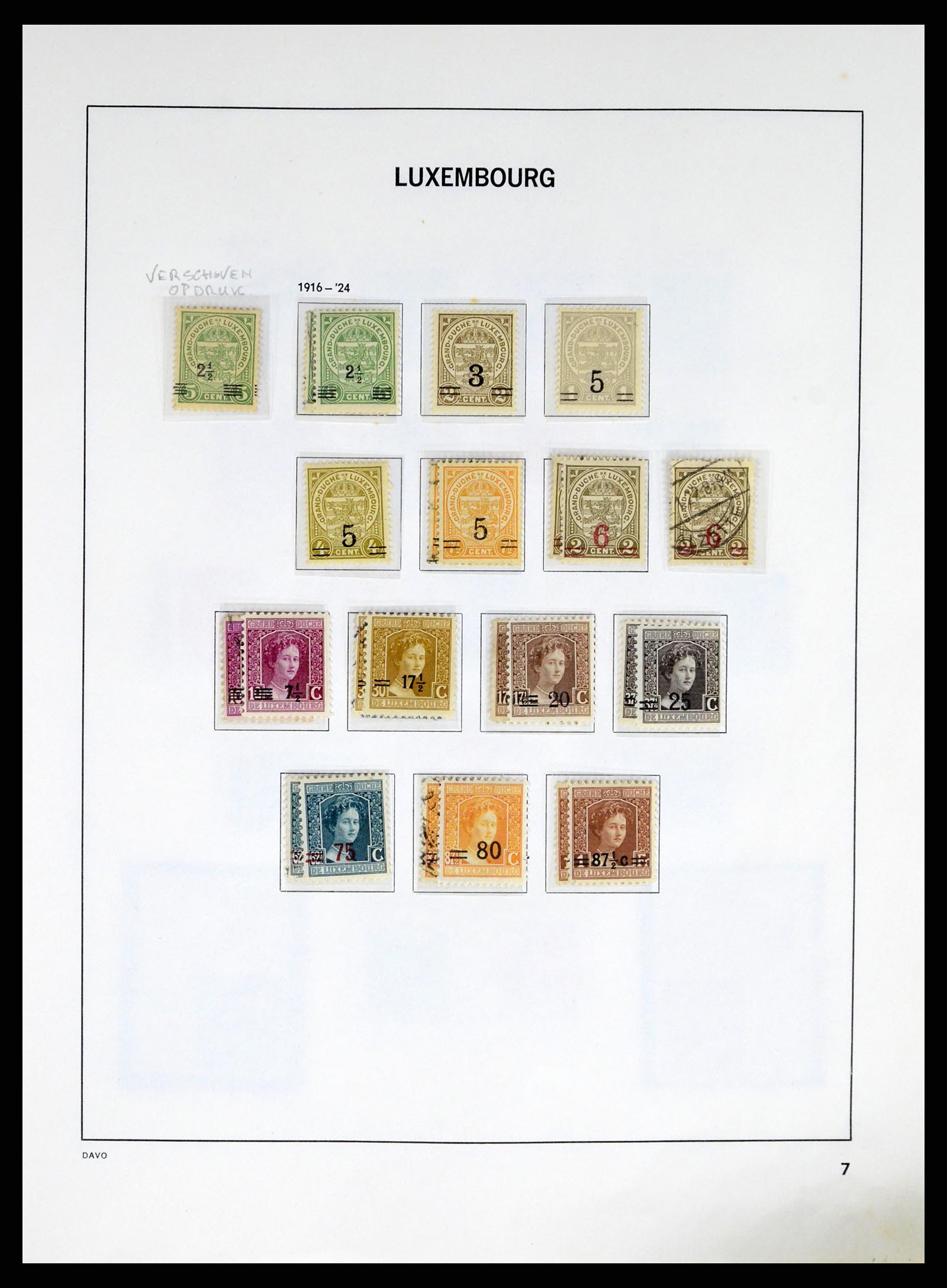 37820 007 - Stamp Collection 37820 Luxembourg 1852-2021!