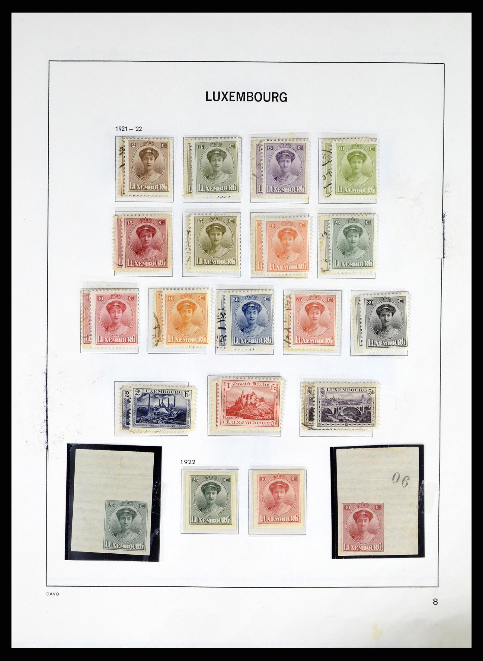 37820 008 - Stamp Collection 37820 Luxembourg 1852-2021!