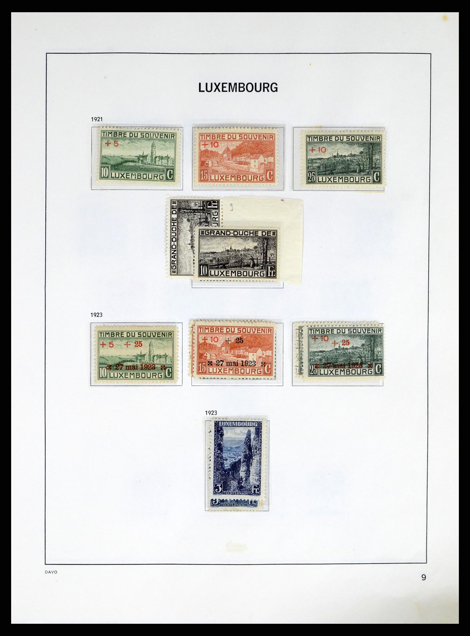 37820 009 - Stamp Collection 37820 Luxembourg 1852-2021!