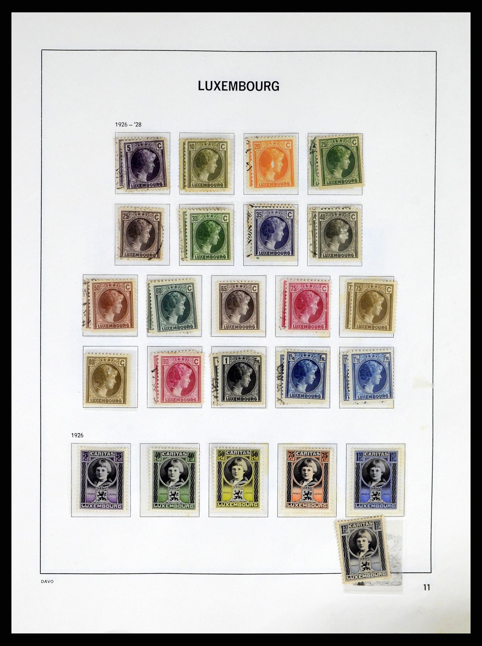 37820 011 - Stamp Collection 37820 Luxembourg 1852-2021!