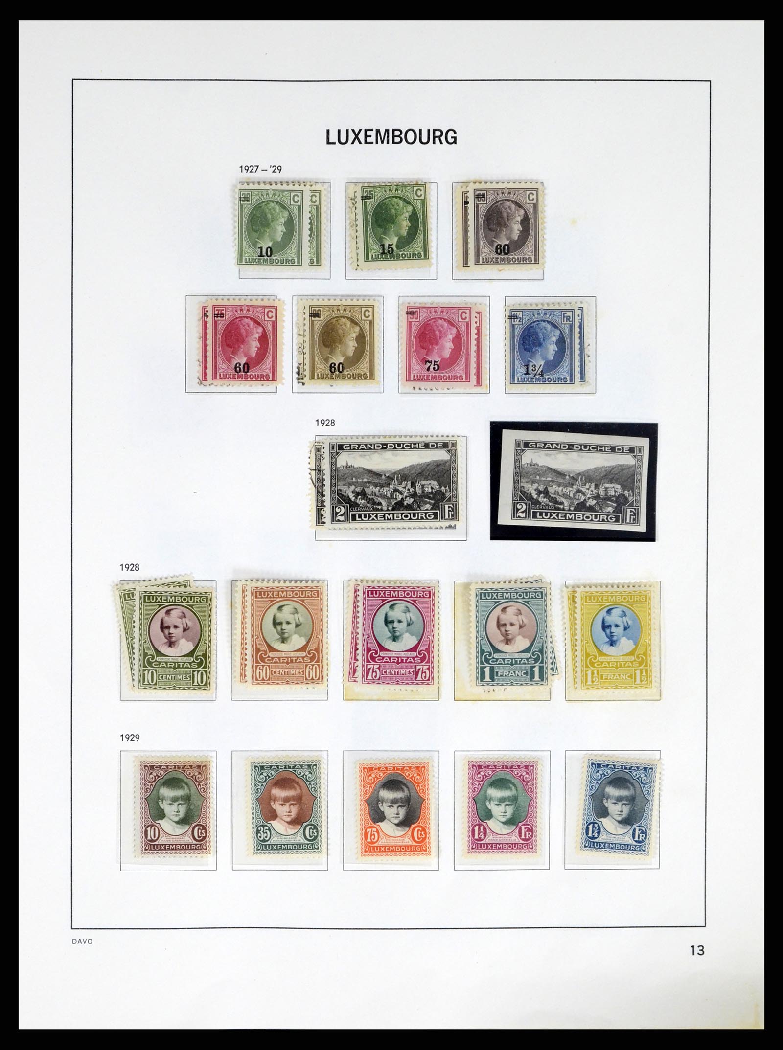 37820 013 - Stamp Collection 37820 Luxembourg 1852-2021!