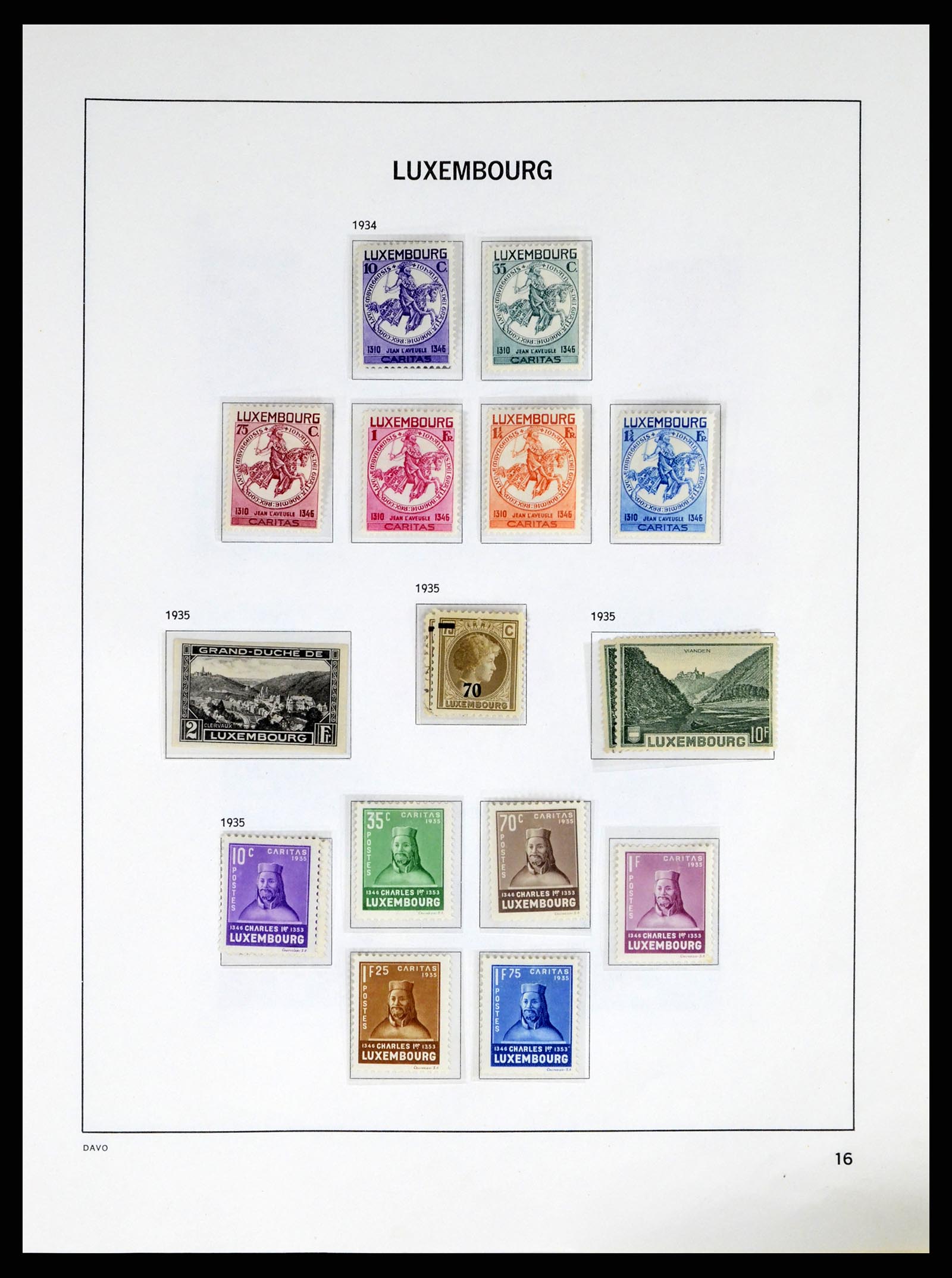 37820 016 - Stamp Collection 37820 Luxembourg 1852-2021!