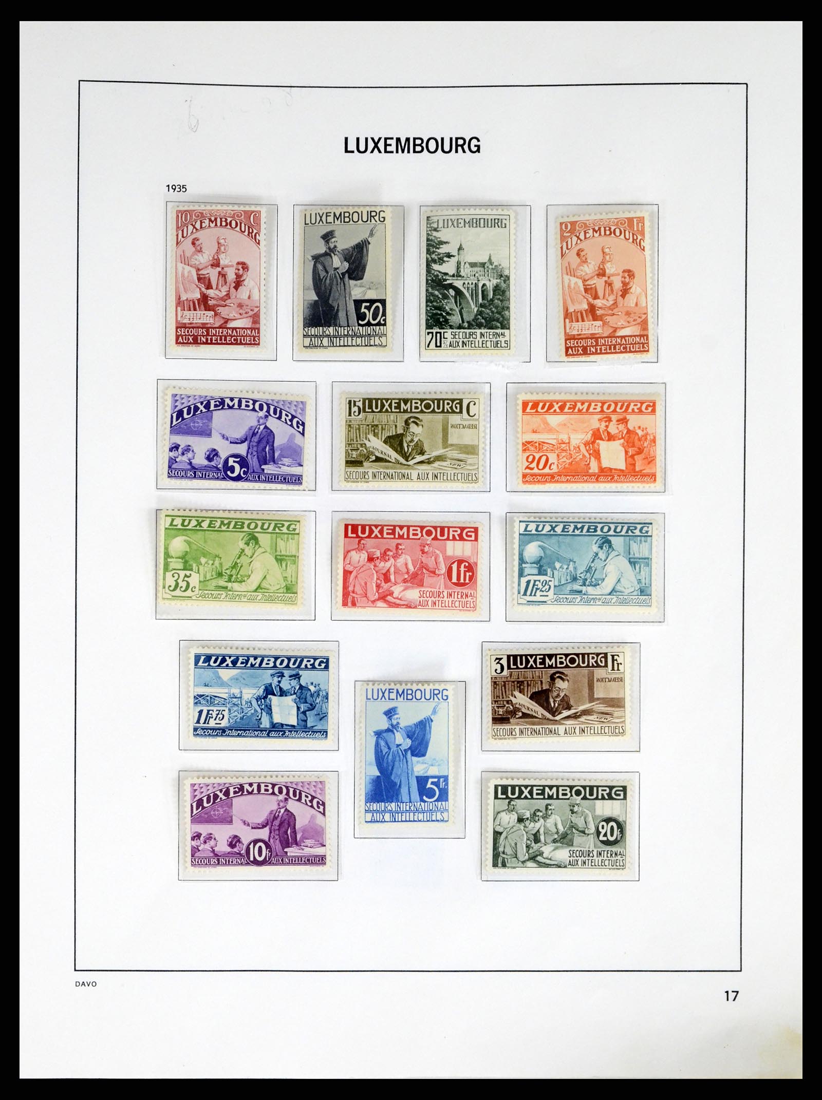37820 017 - Stamp Collection 37820 Luxembourg 1852-2021!