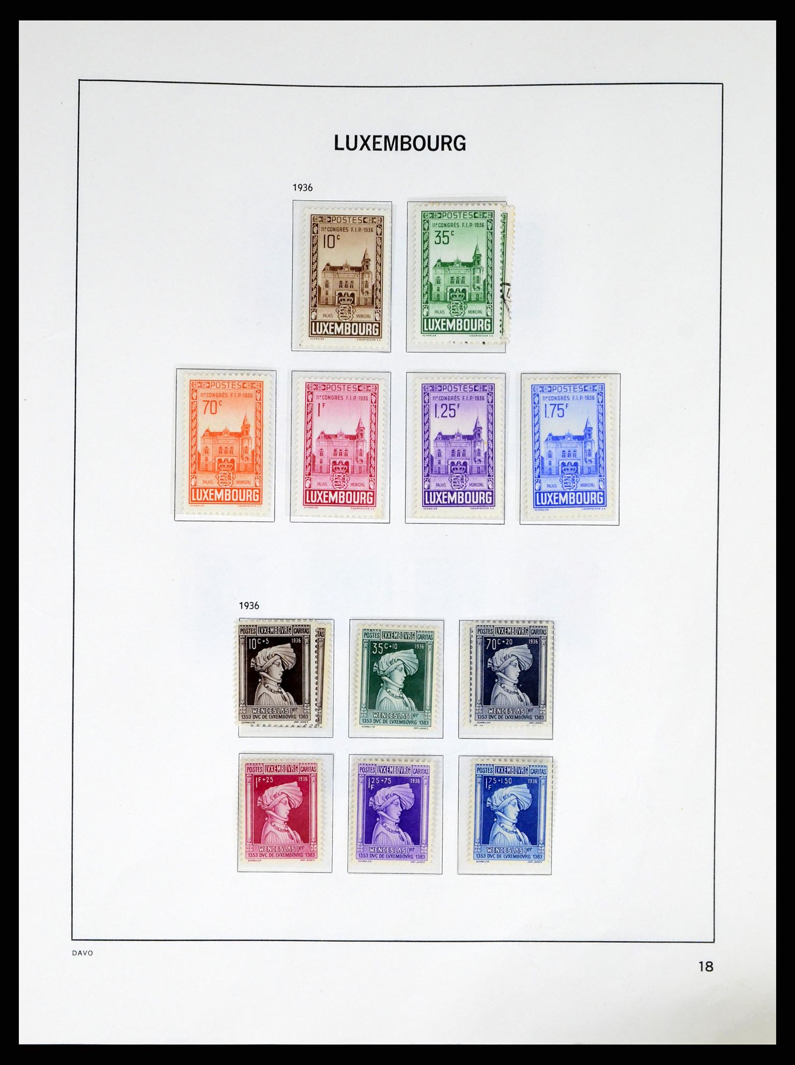 37820 018 - Stamp Collection 37820 Luxembourg 1852-2021!