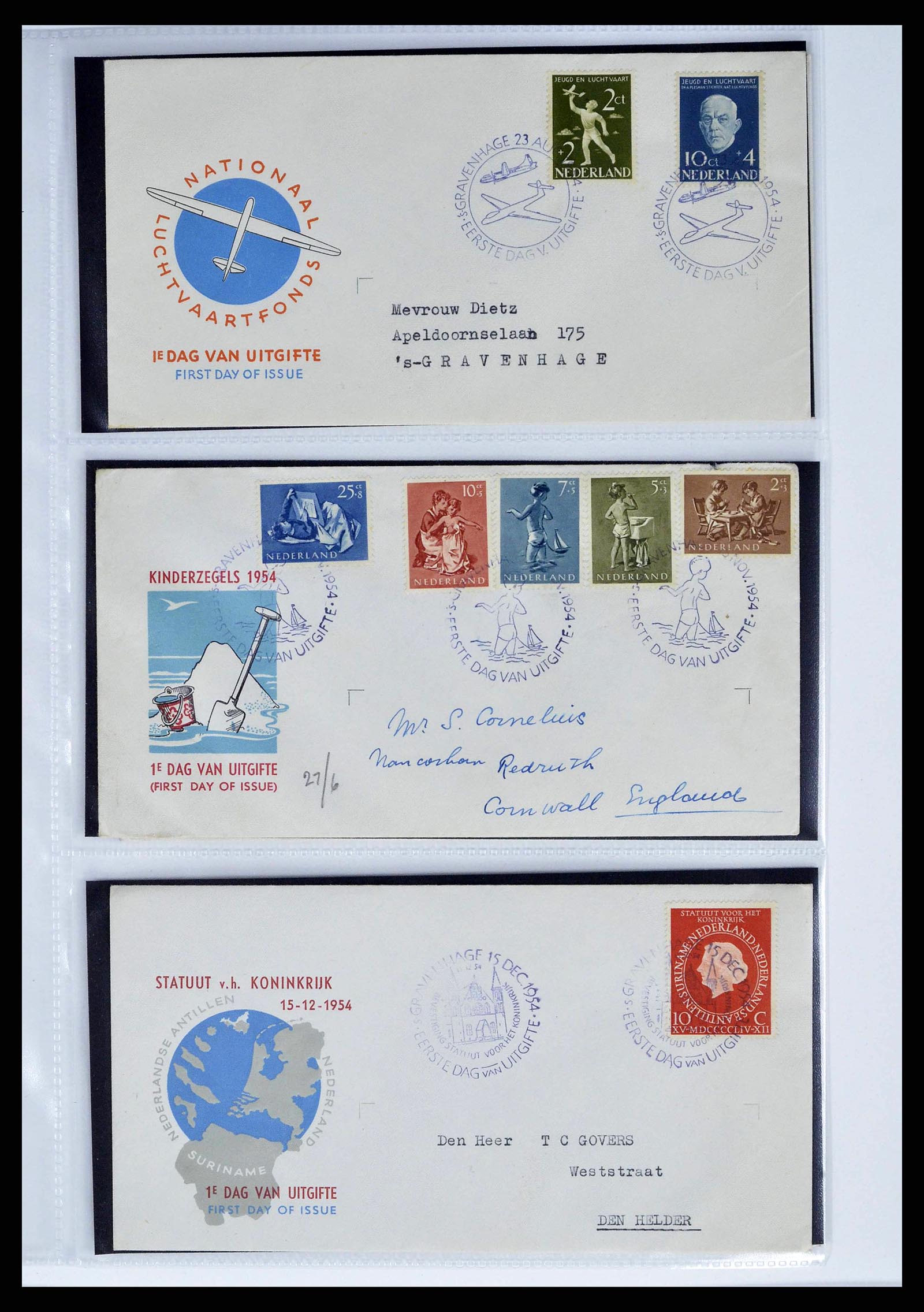 37821 0008 - Postzegelverzameling 37821 Nederland FDC's 1950-2012.