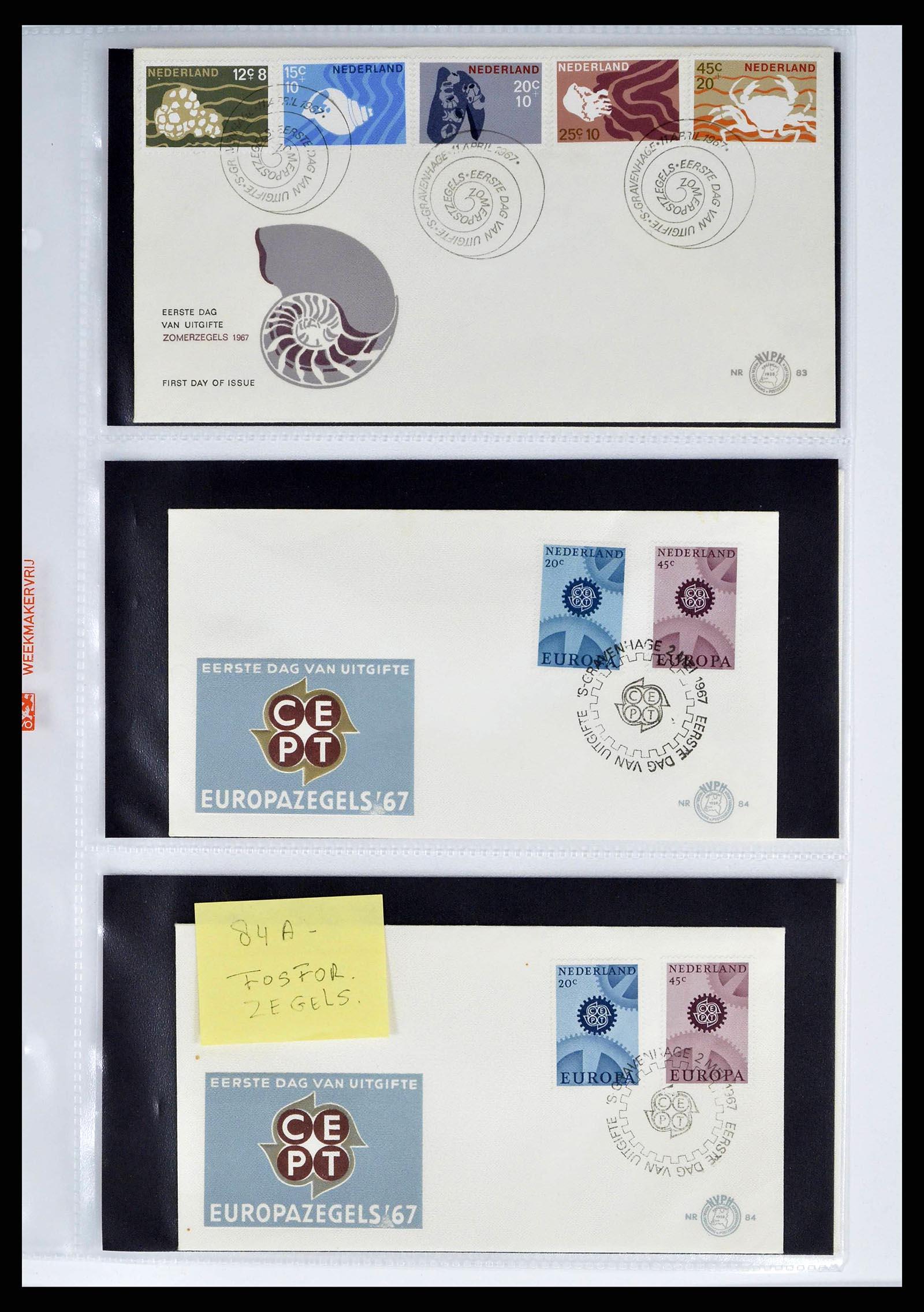 37821 0034 - Stamp collection 37821 Netherlands FDC's 1950-2012.