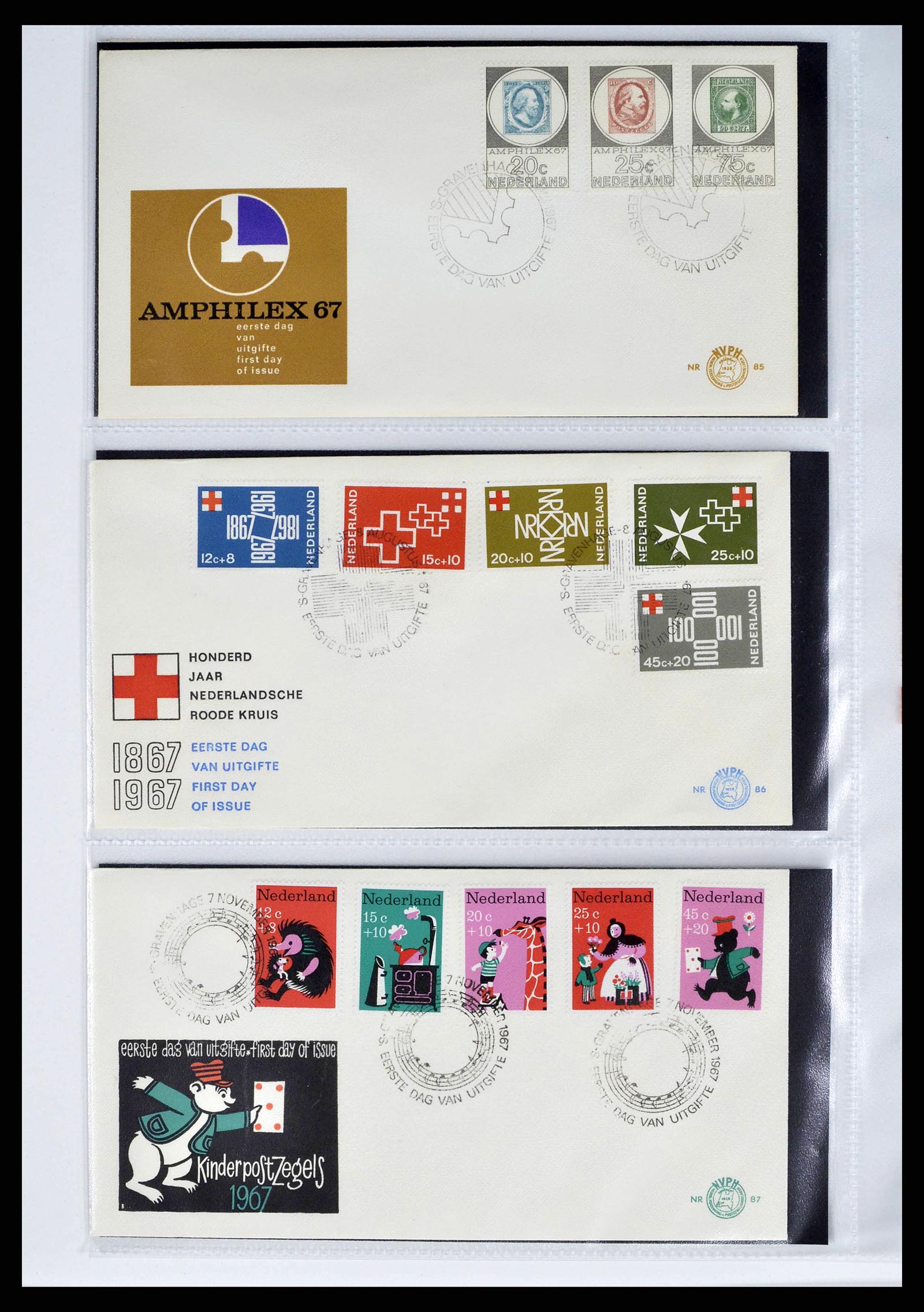 37821 0035 - Stamp collection 37821 Netherlands FDC's 1950-2012.