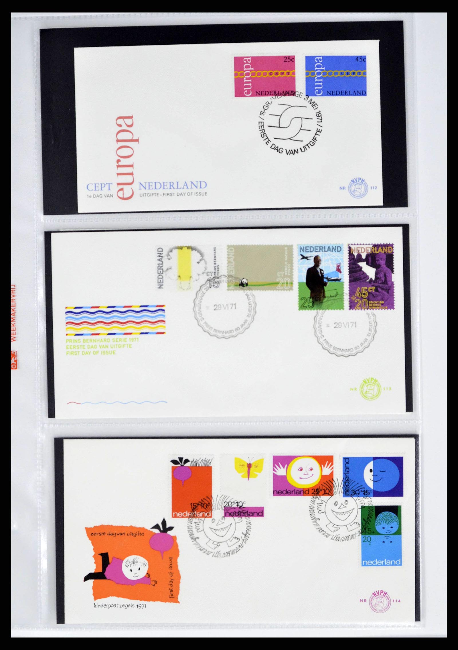 37821 0049 - Stamp collection 37821 Netherlands FDC's 1950-2012.