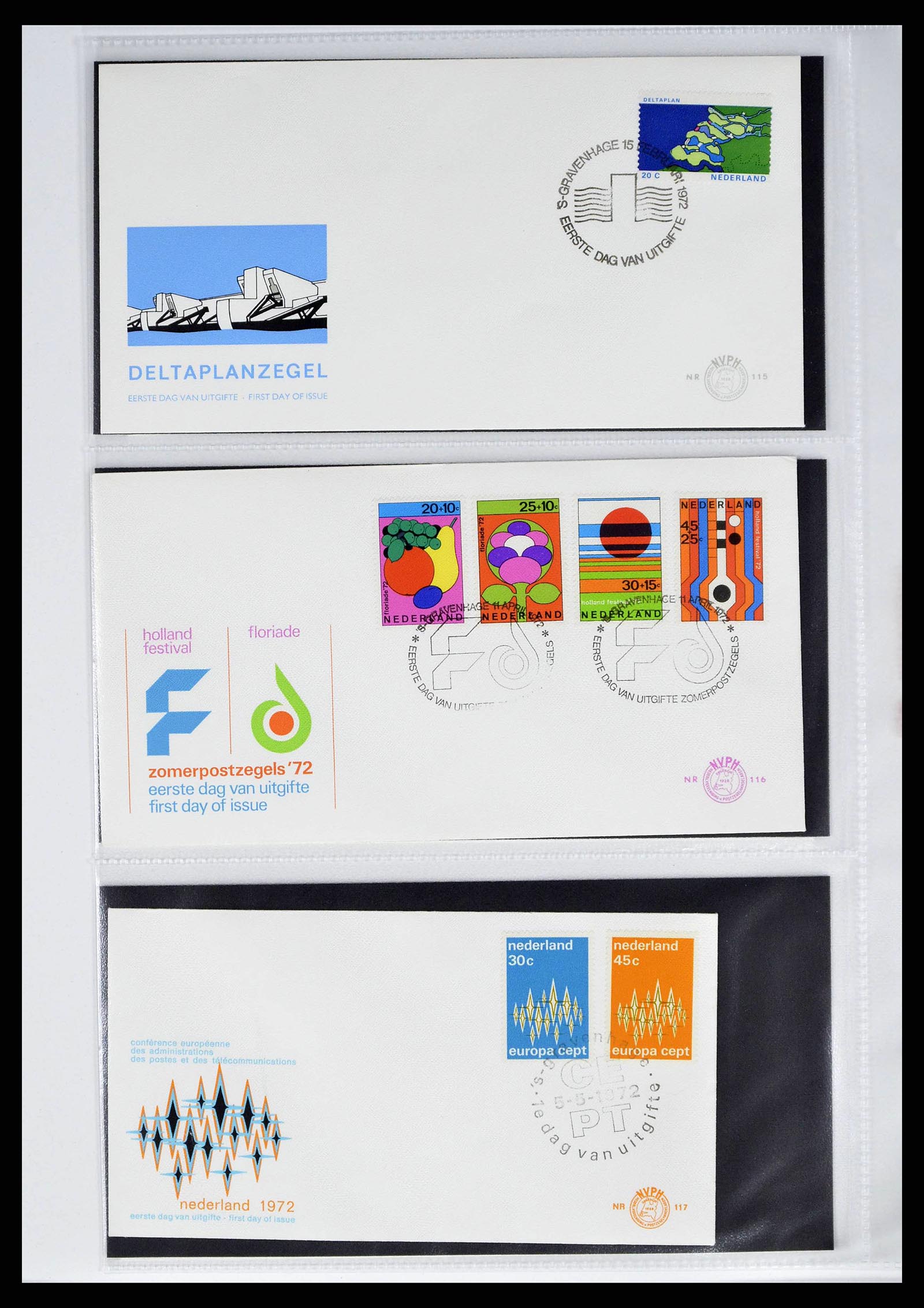37821 0050 - Stamp collection 37821 Netherlands FDC's 1950-2012.